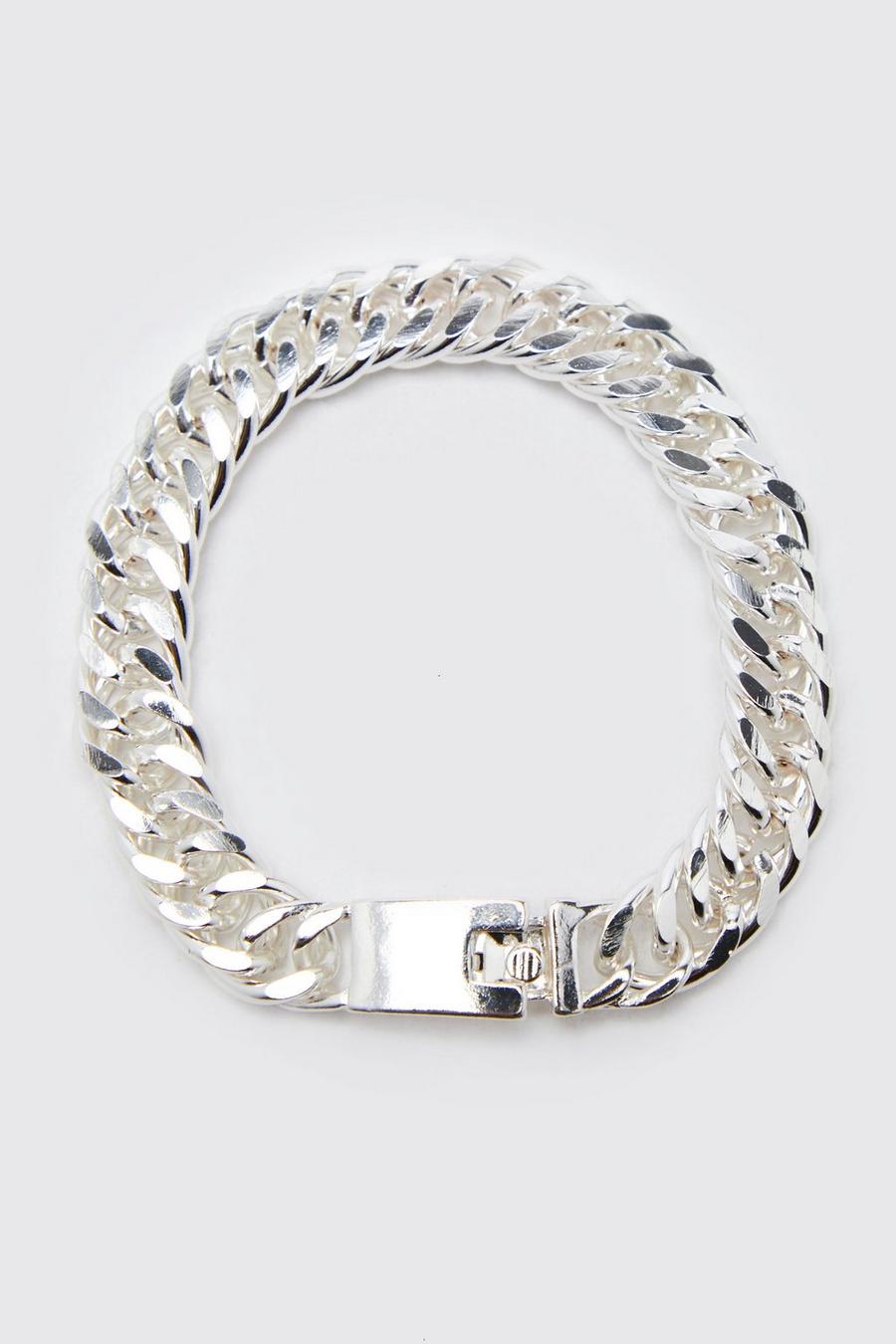 Silver Chunky Clip Bracelet image number 1