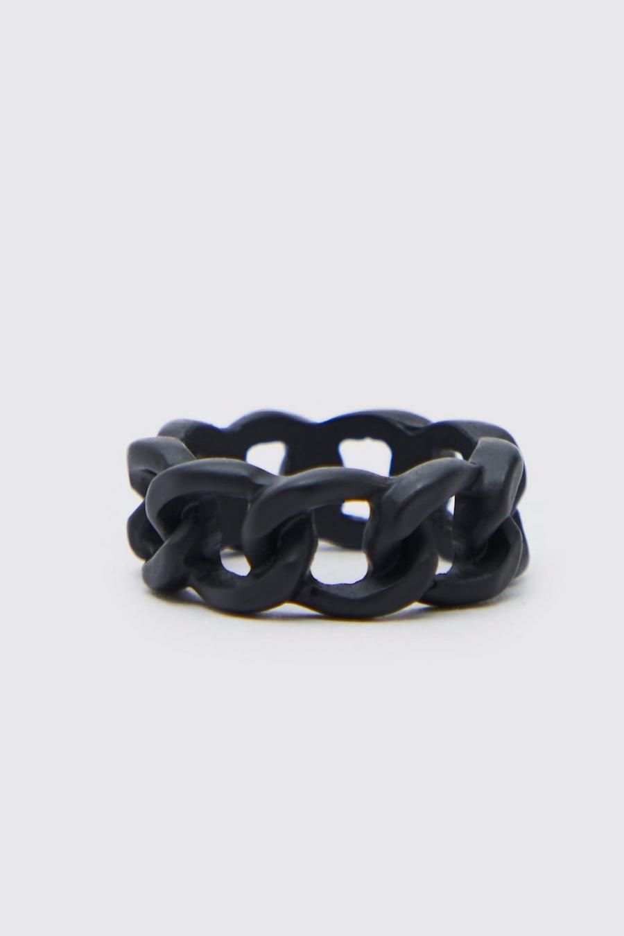 Black Chain Ring  image number 1