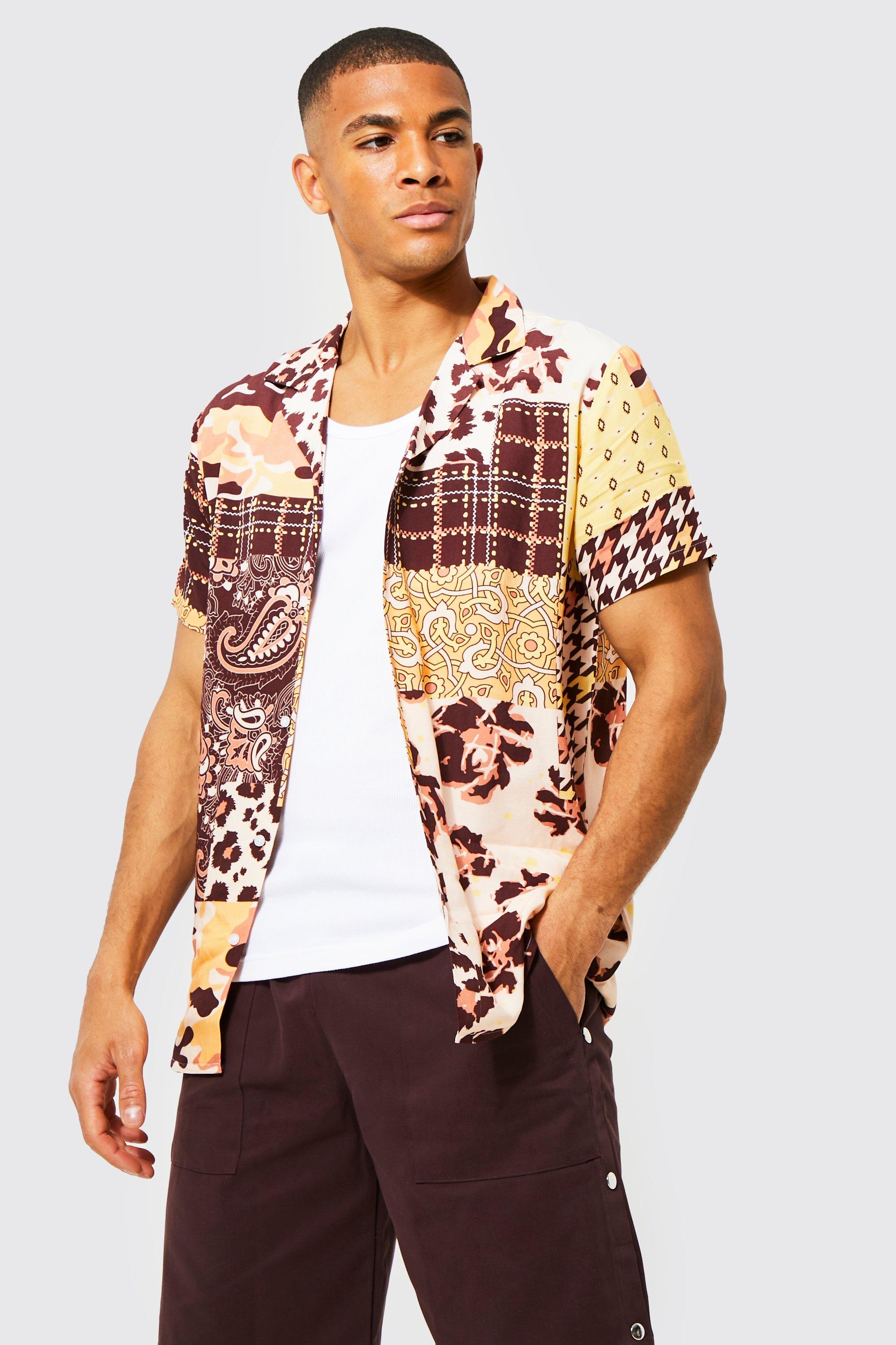 River island 2024 paisley shirt