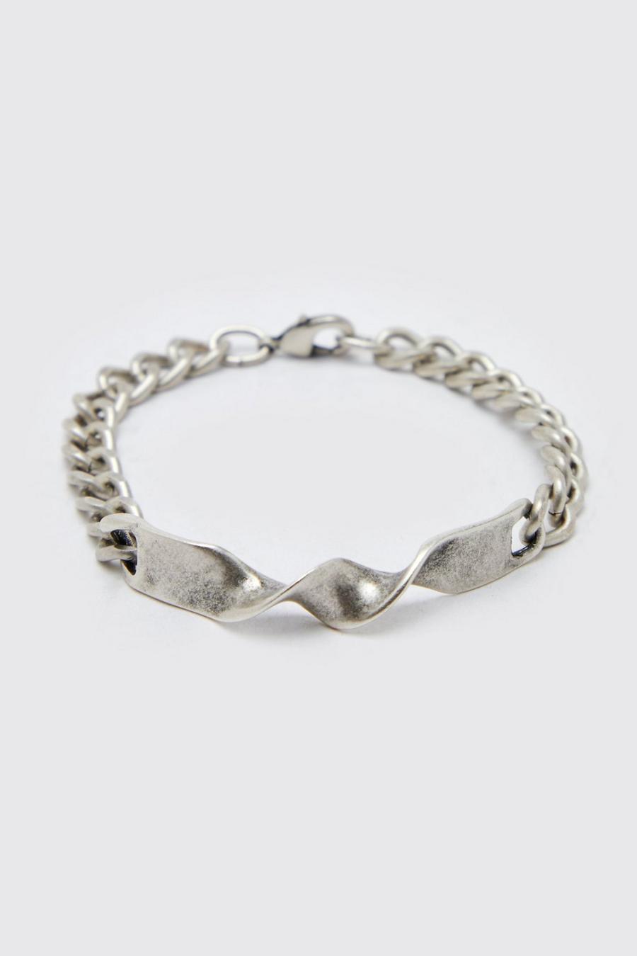 Armband mit Twist, Silver image number 1