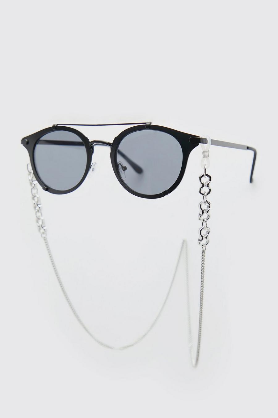 Silver Sunglasses Chain  image number 1
