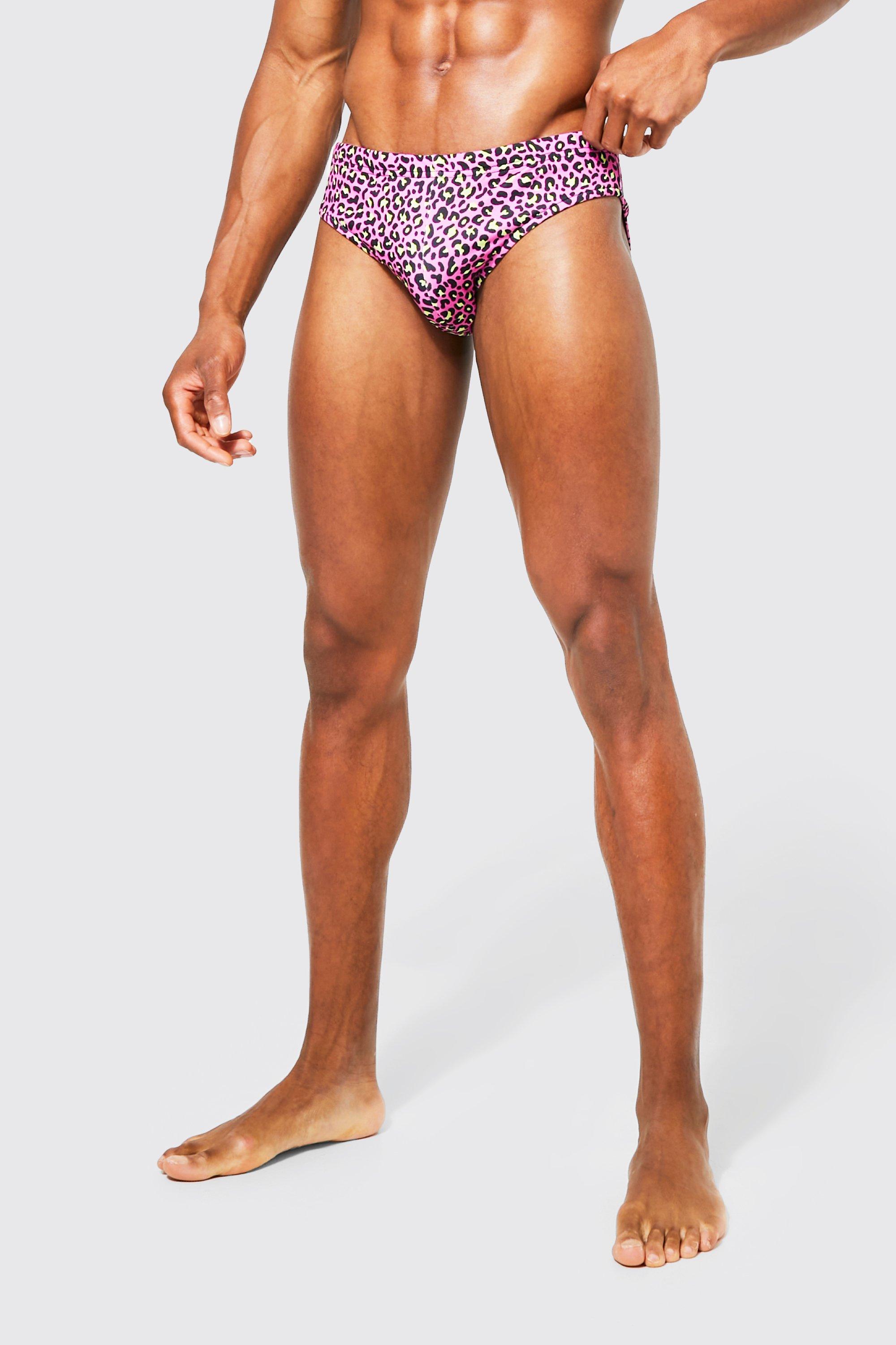 Maillot discount leopard homme