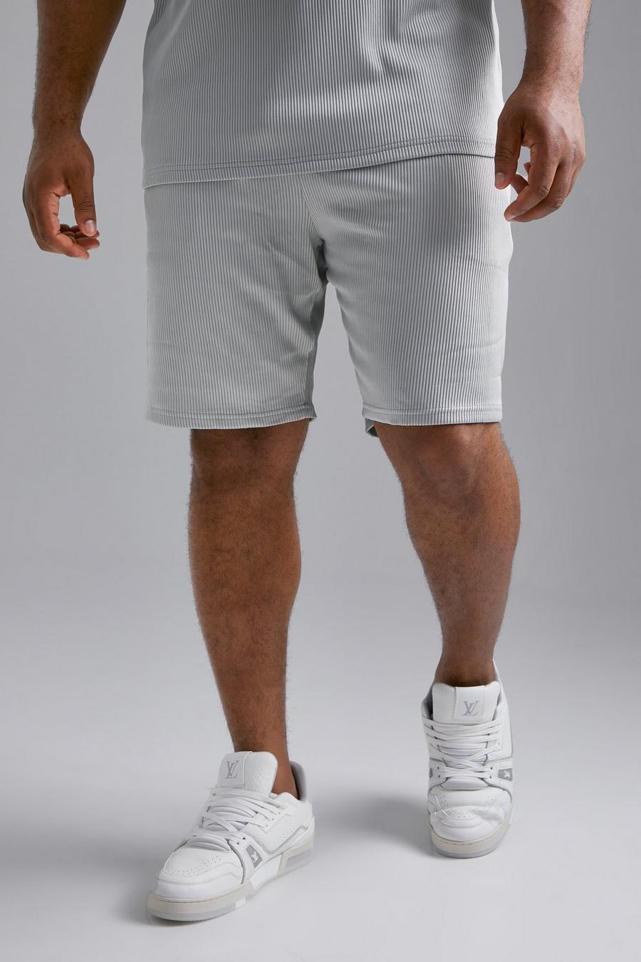 Sage Plus Slim Fit Pleated Pocket Shorts image number 1