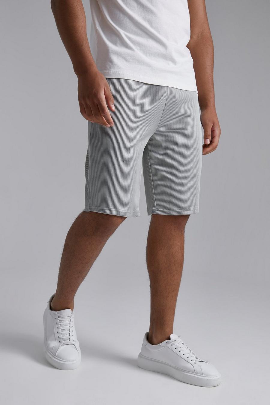 Sage Tall Slim Fit Pleated Pocket Shorts image number 1