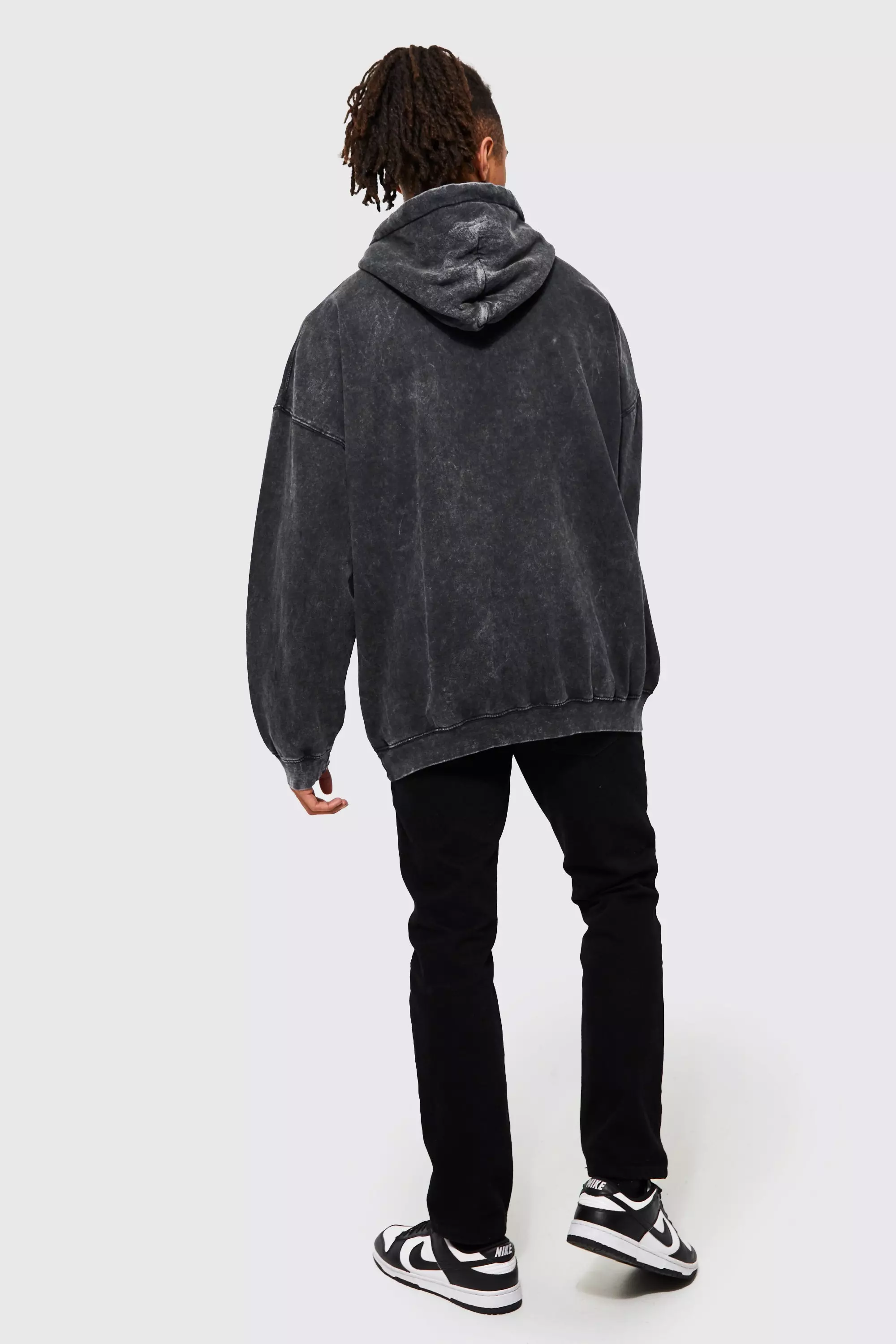 Oversized Nouvelle Saison Acid Wash Hoodie