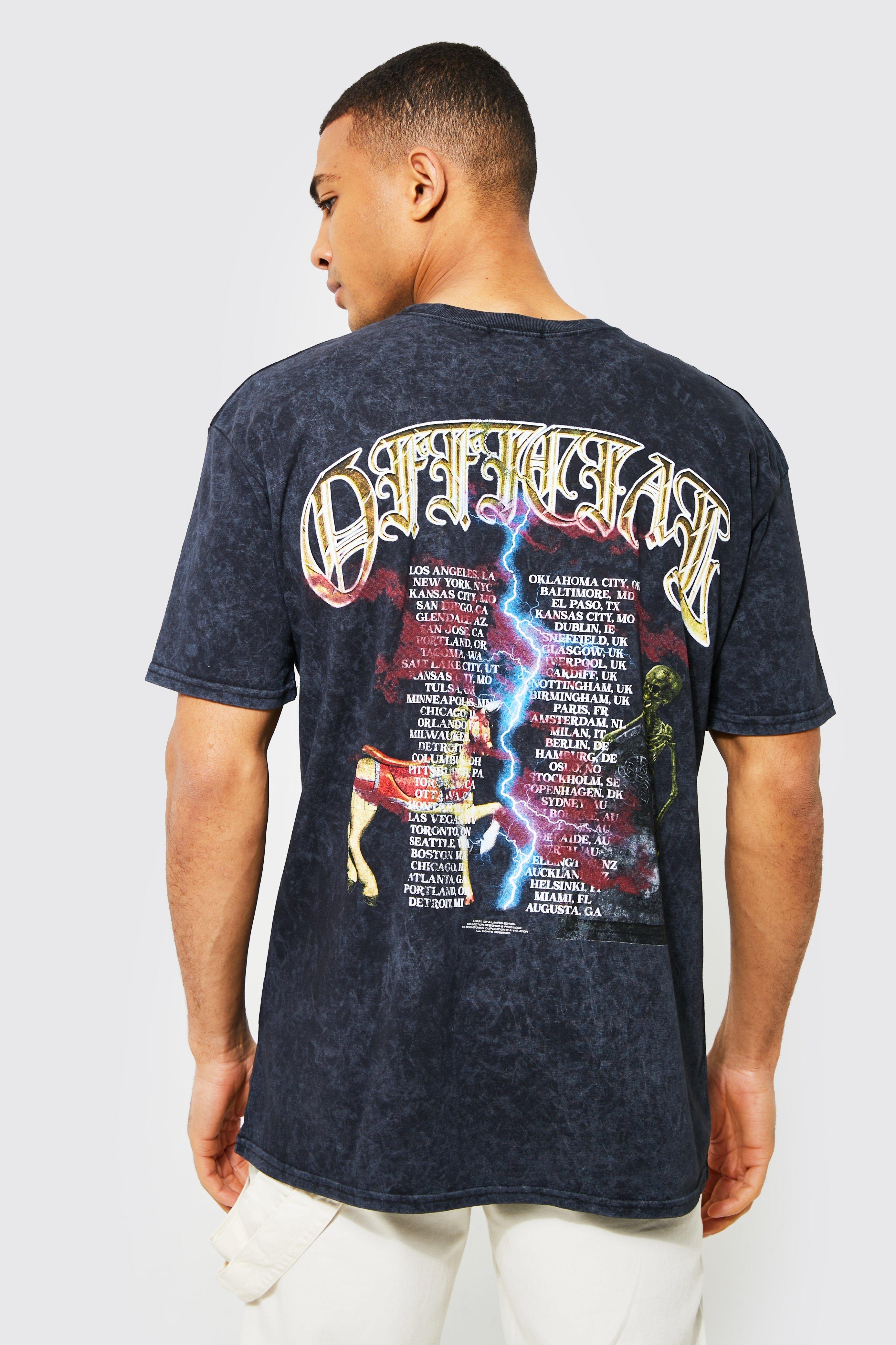 Oversized Official Graphic Acid Wash T-shirt