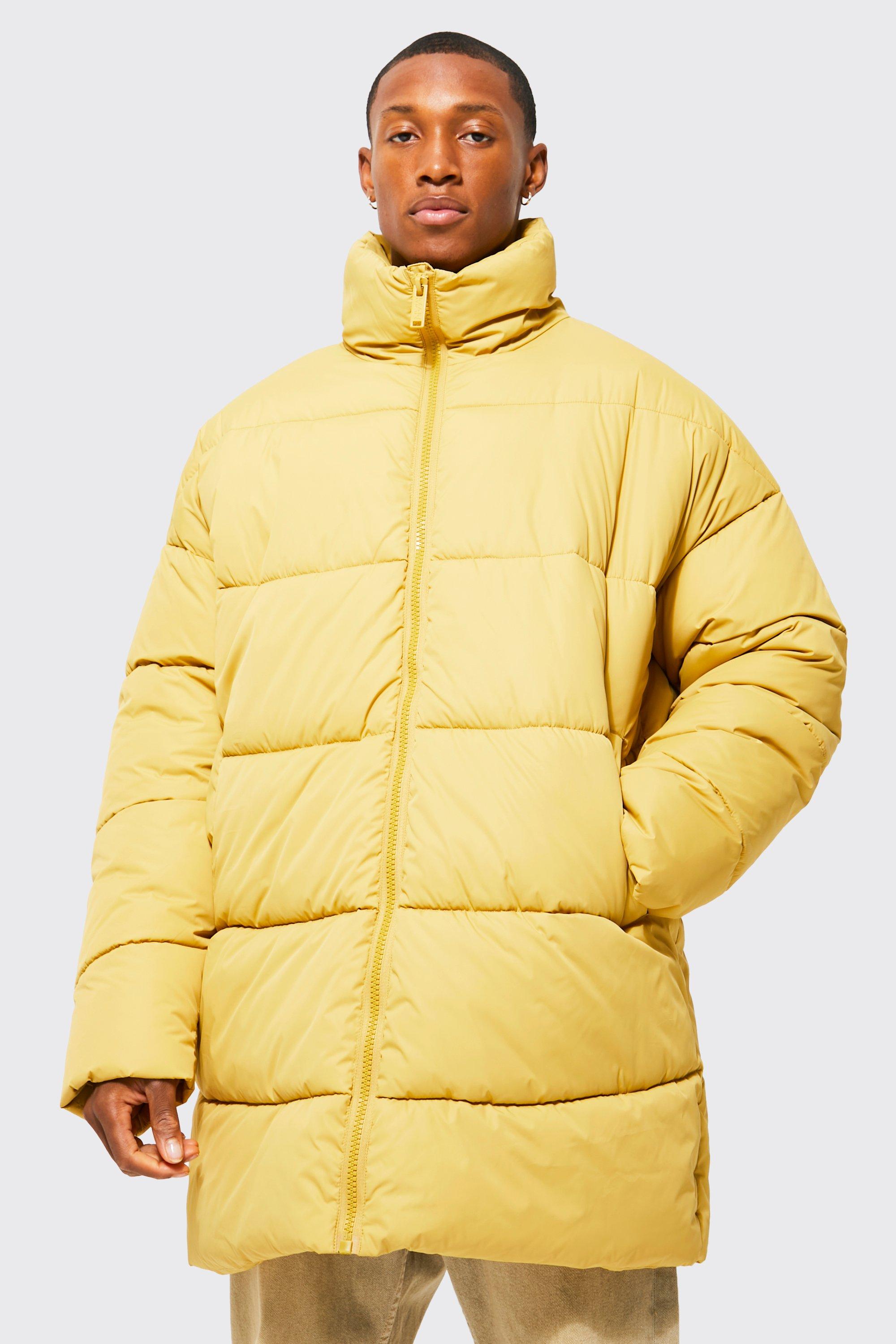 Boohoo funnel shop neck puffer jacket