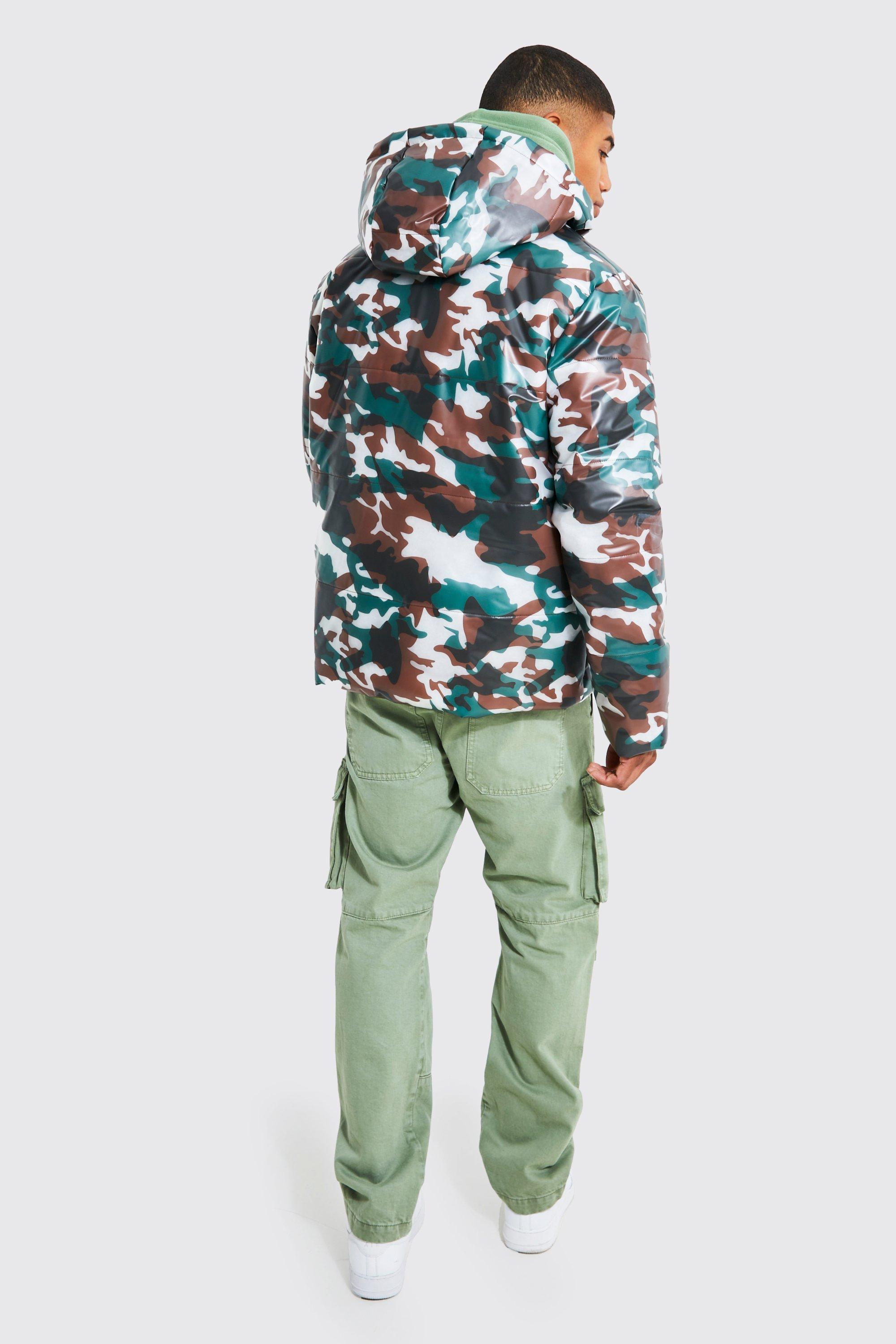 Benjart camo hot sale puffer jacket