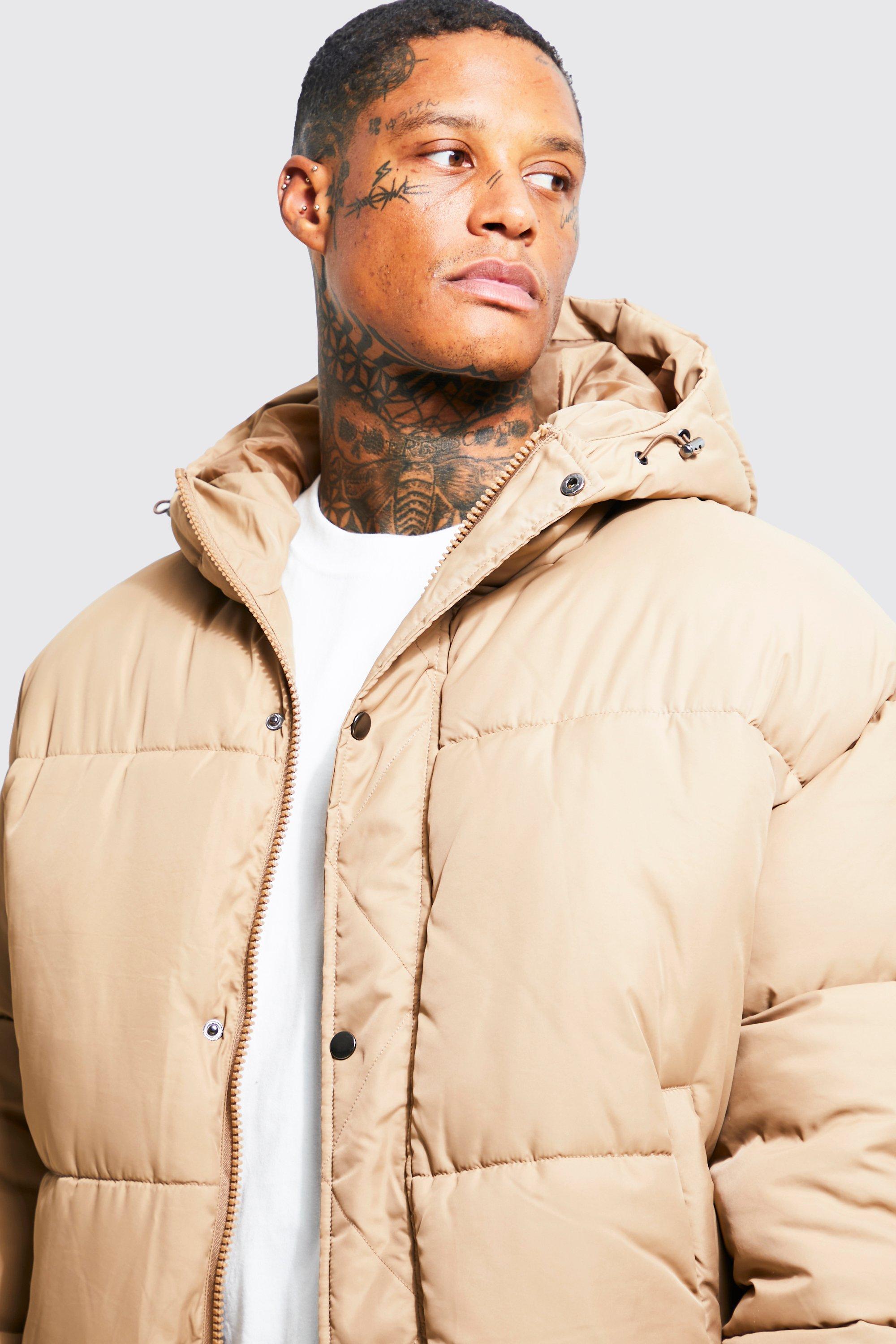 Oversized hooded outlet puffer jacket