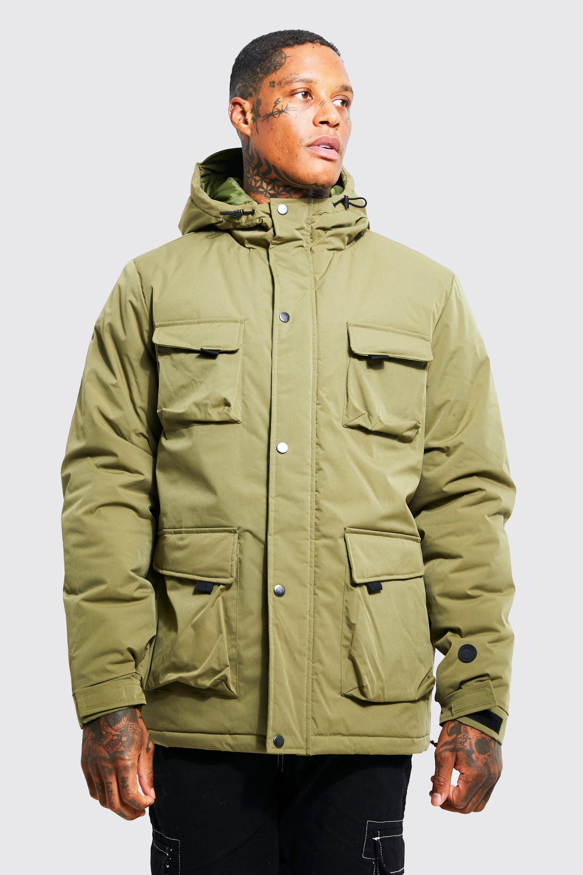 Boohoo man outlet parka