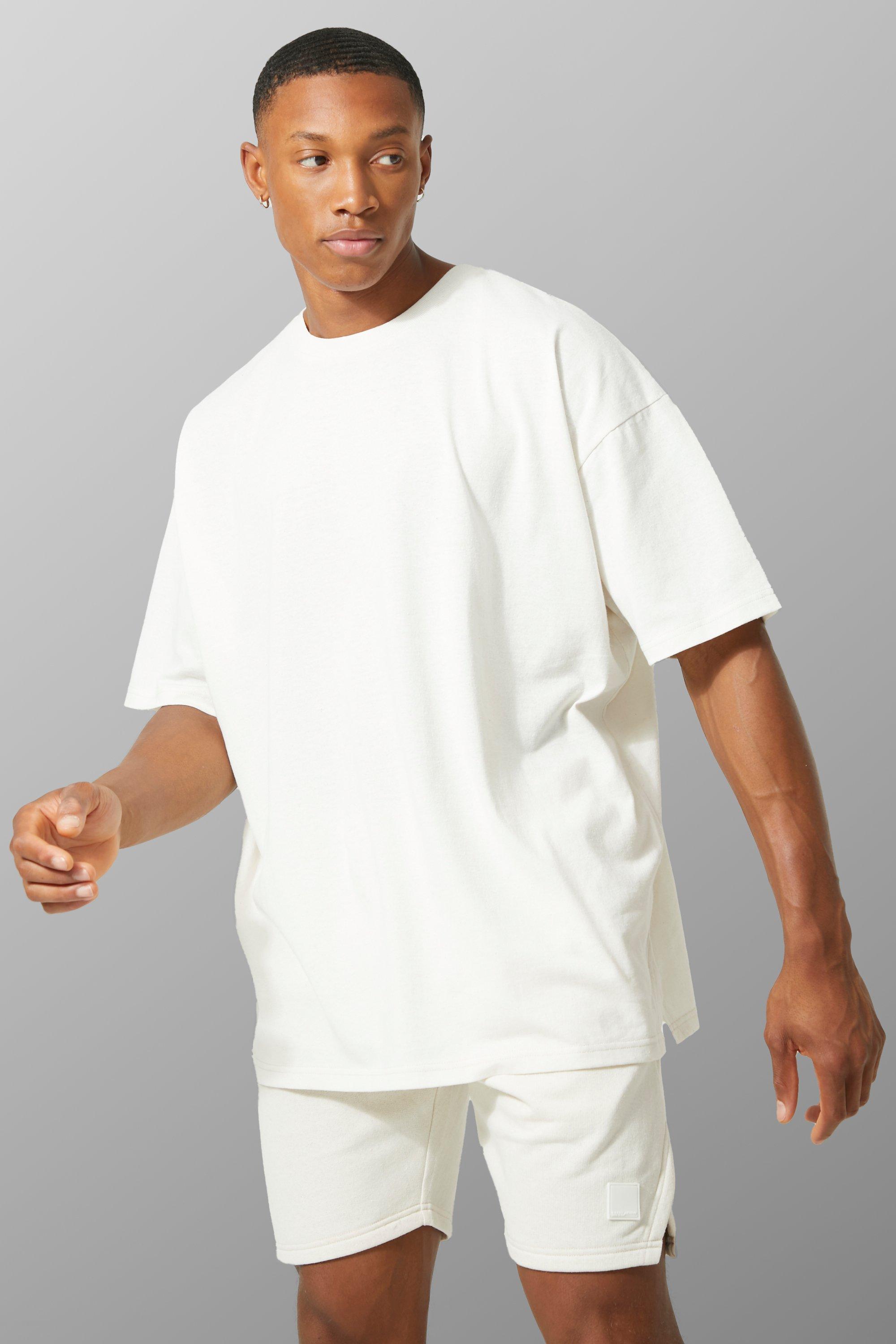 Man Active Oversized T Shirt Short Set