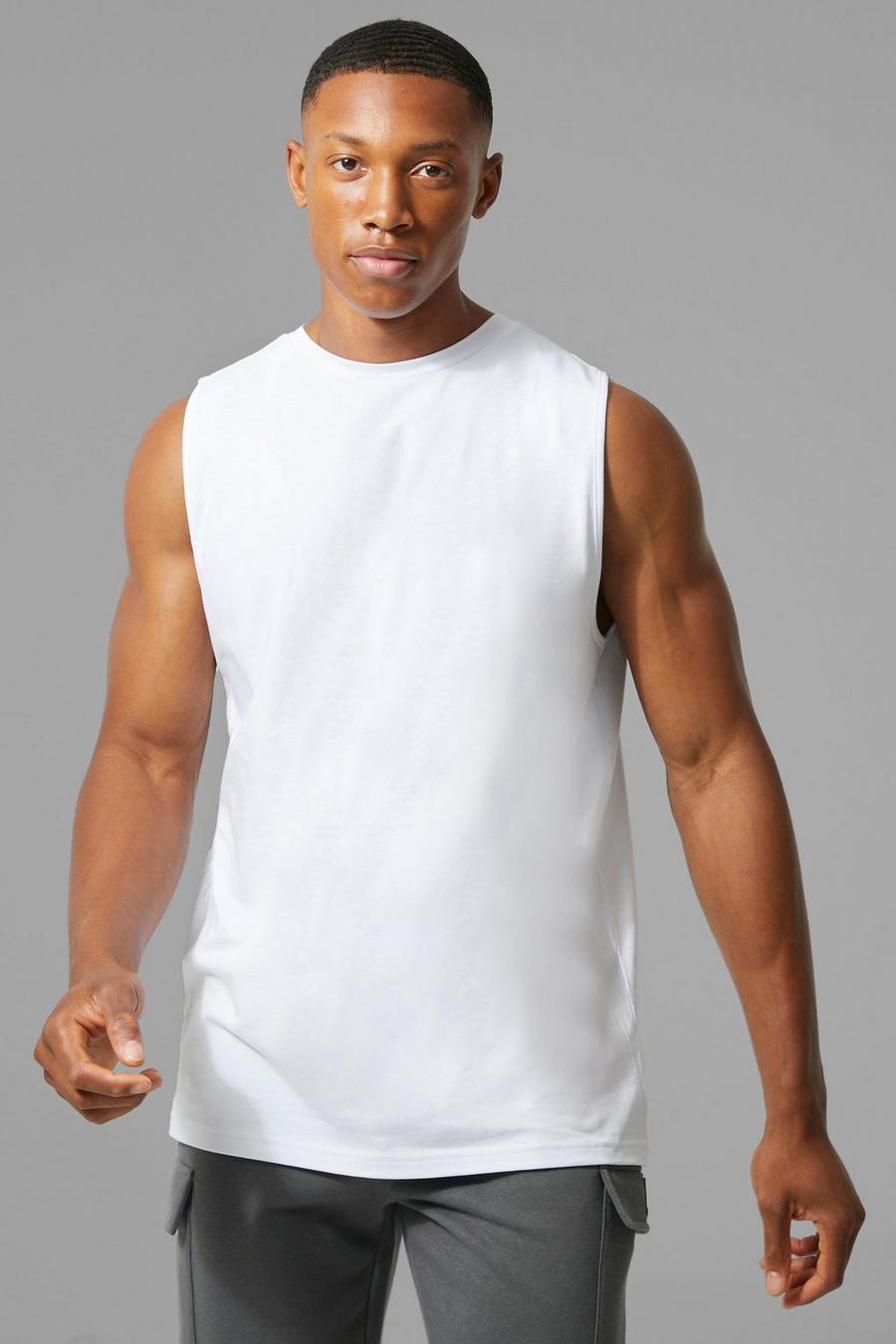 White Man Active Tank Top image number 1