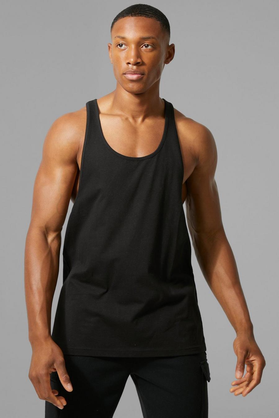 Black negro Man Active Vest
