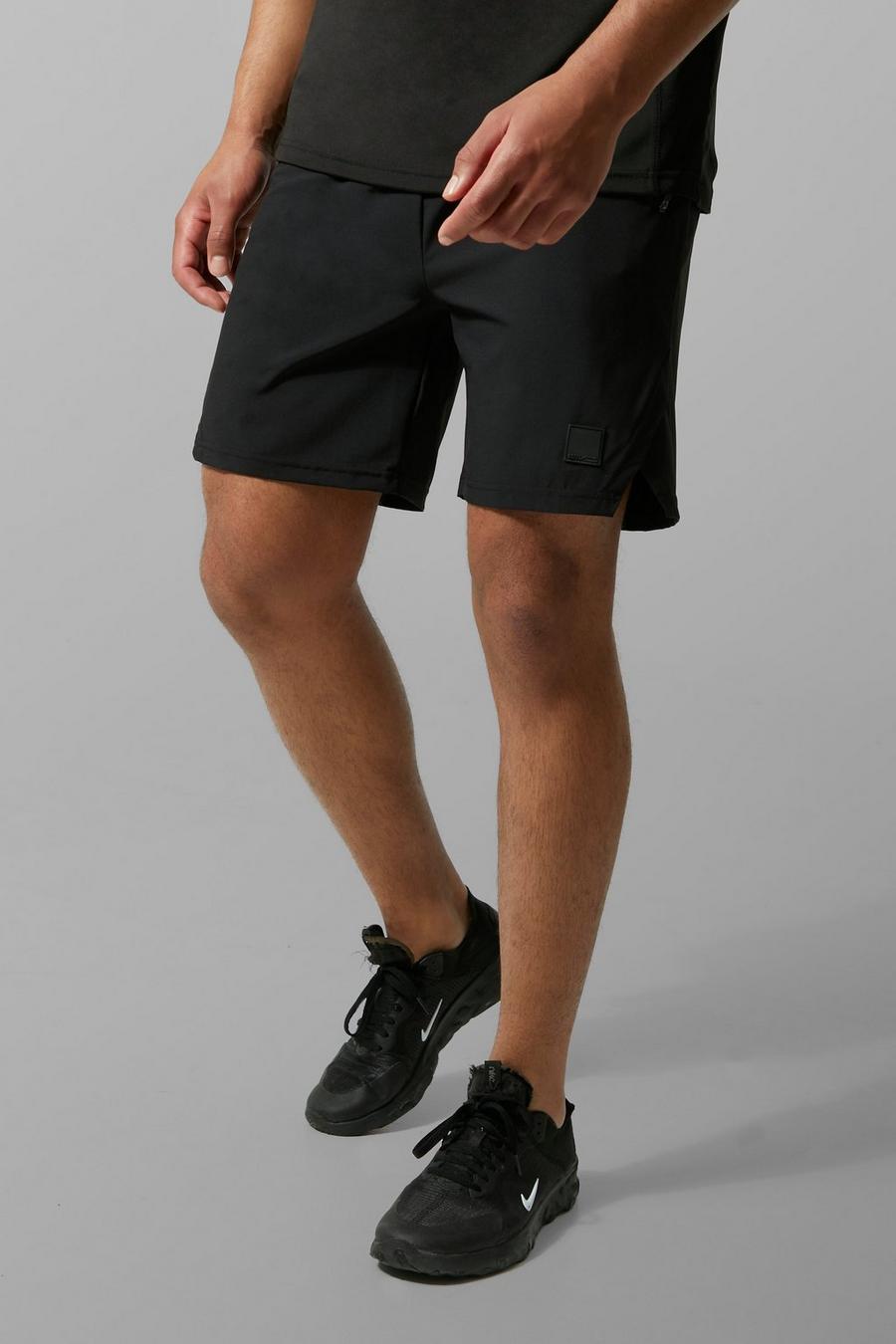 Tall 2-in-1 Man Active Performance Shorts, Black image number 1