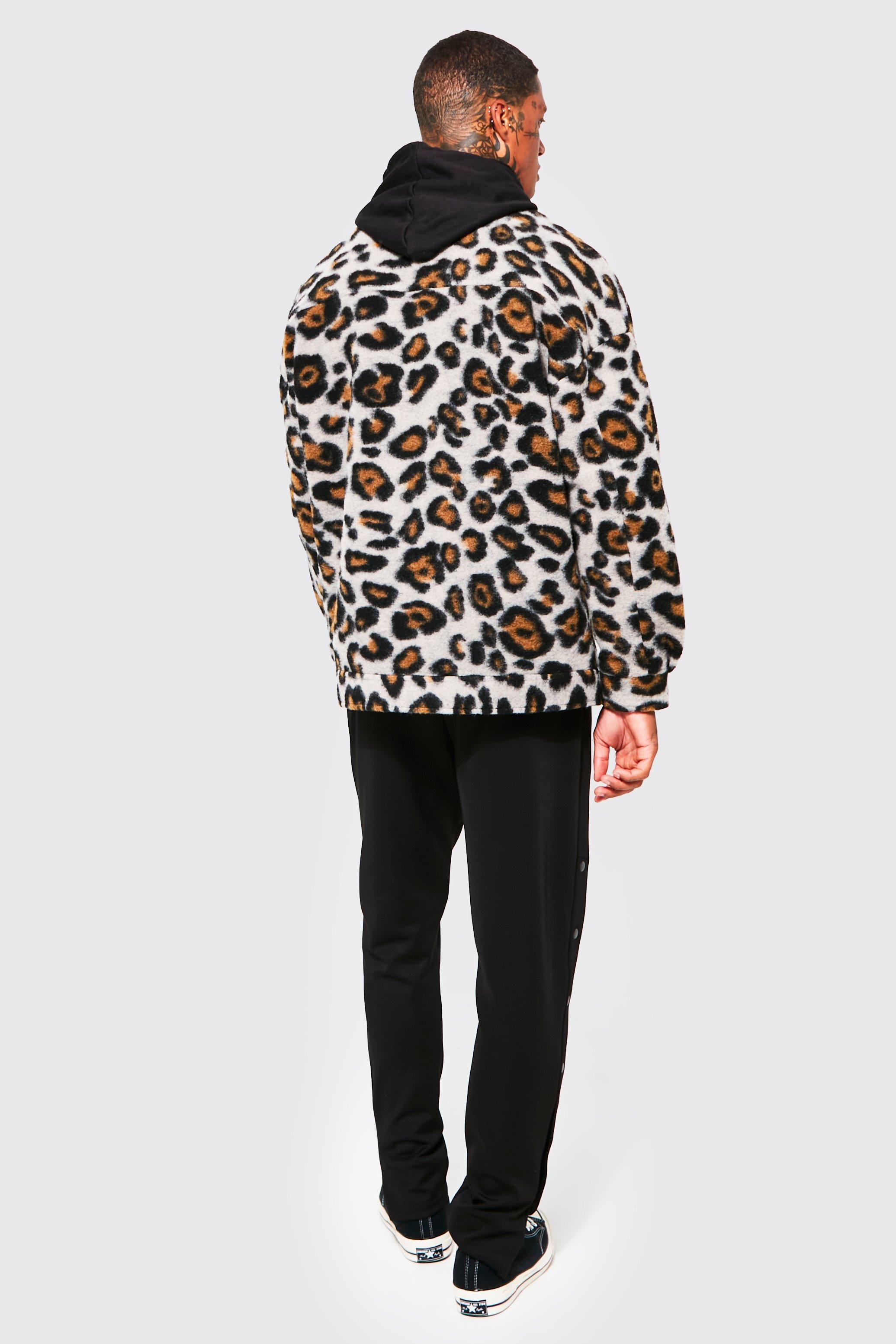 Veste leopard homme new arrivals