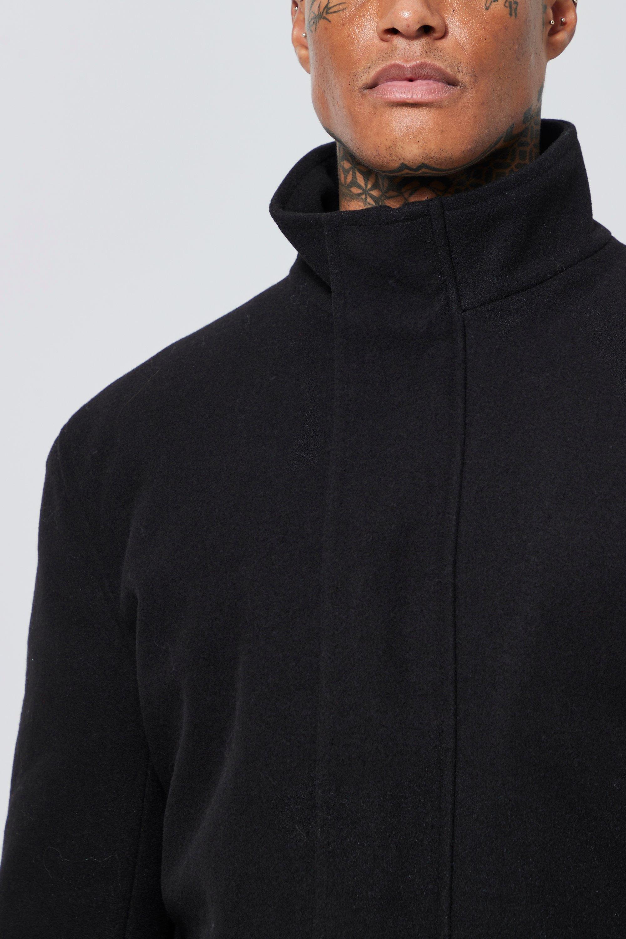 French connection clearance funnel neck coat