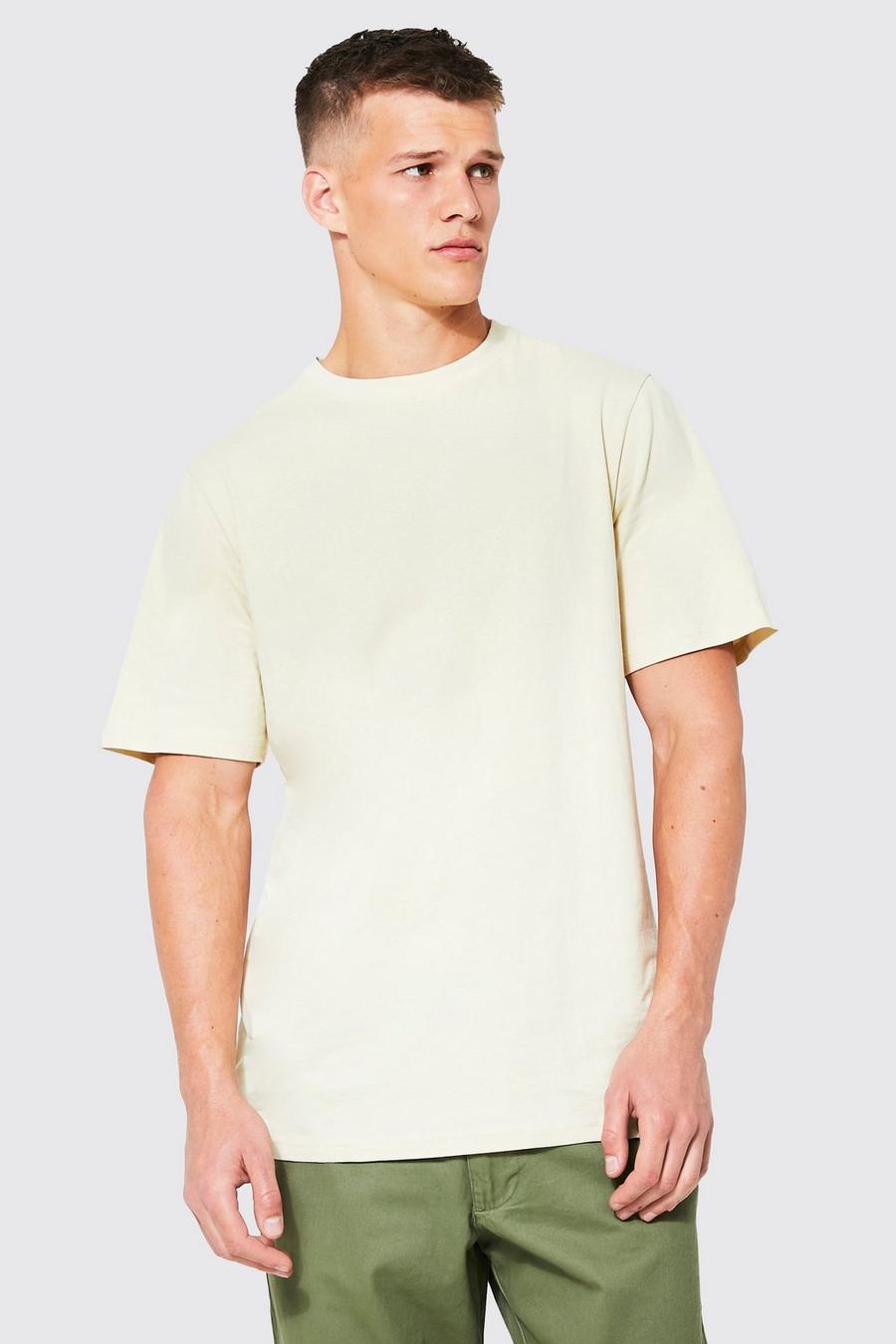Sand beige Tall Basic Crew Neck T-shirt image number 1