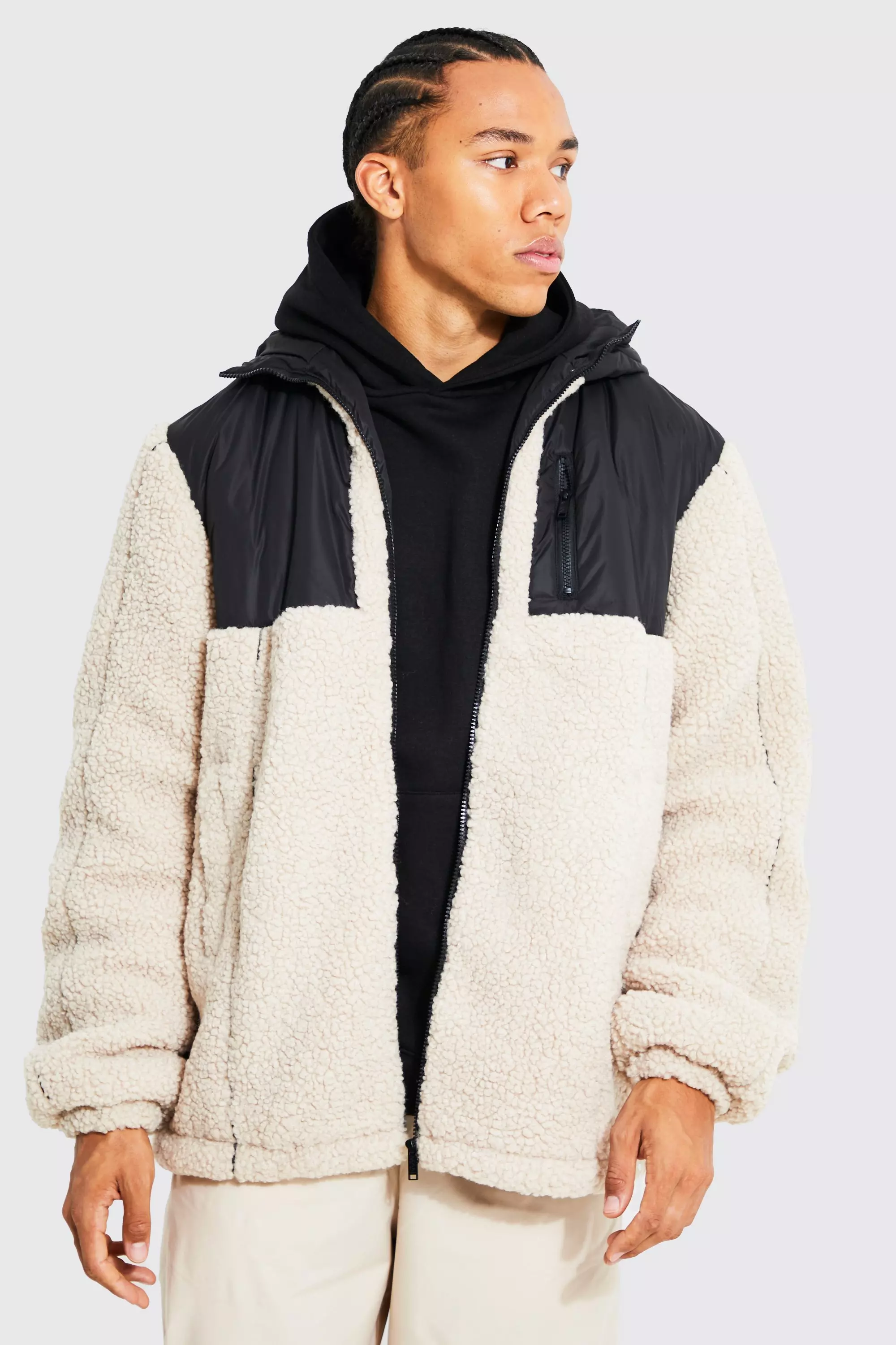 North face men's hot sale sherpa jacket