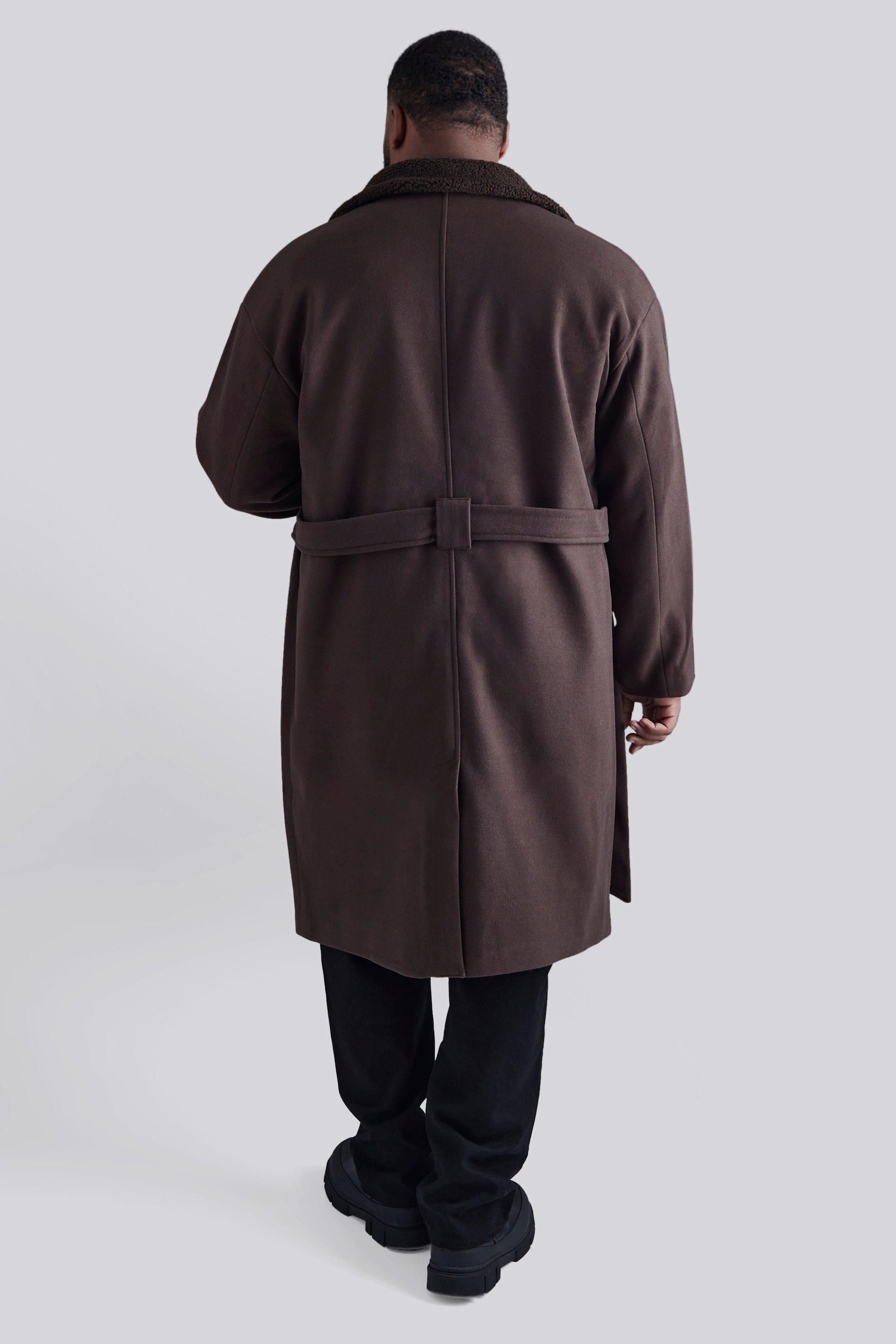 Mens borg collar on sale coat