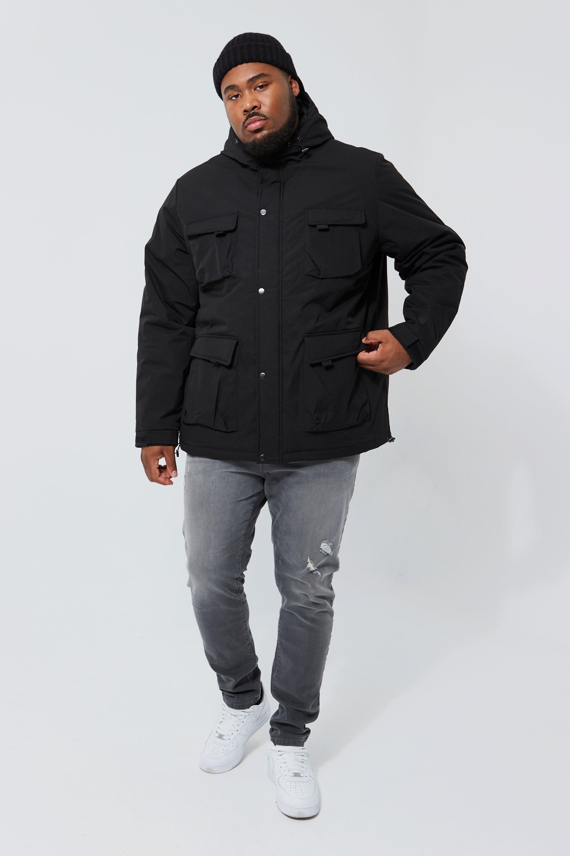 Mens smart 2024 parka jackets