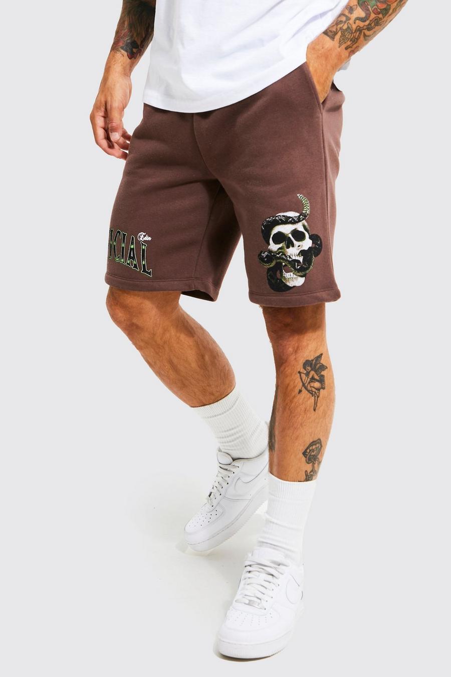 Loose Fit Official Graphic Shorts