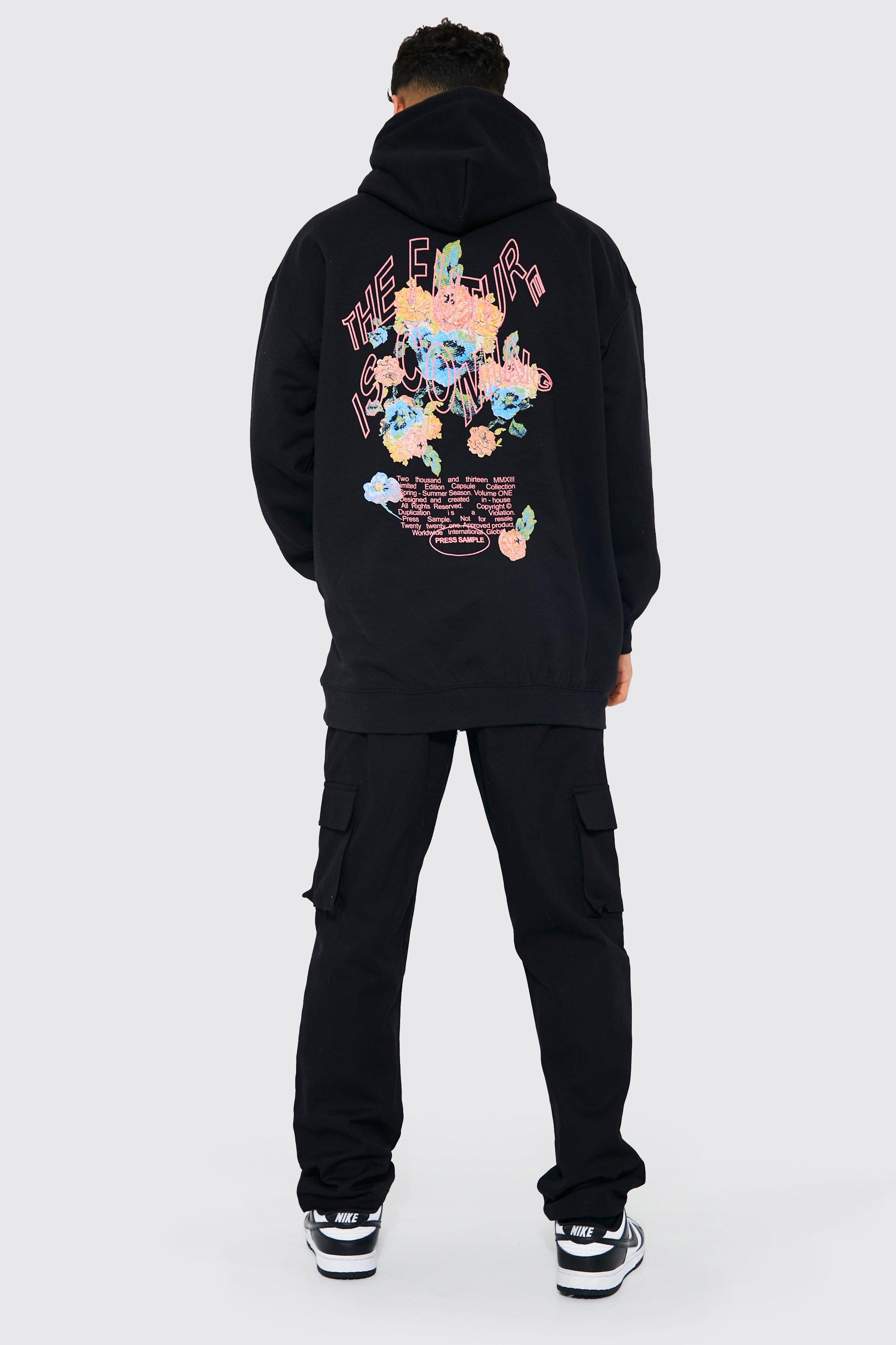 Floral Graphic Hoodie