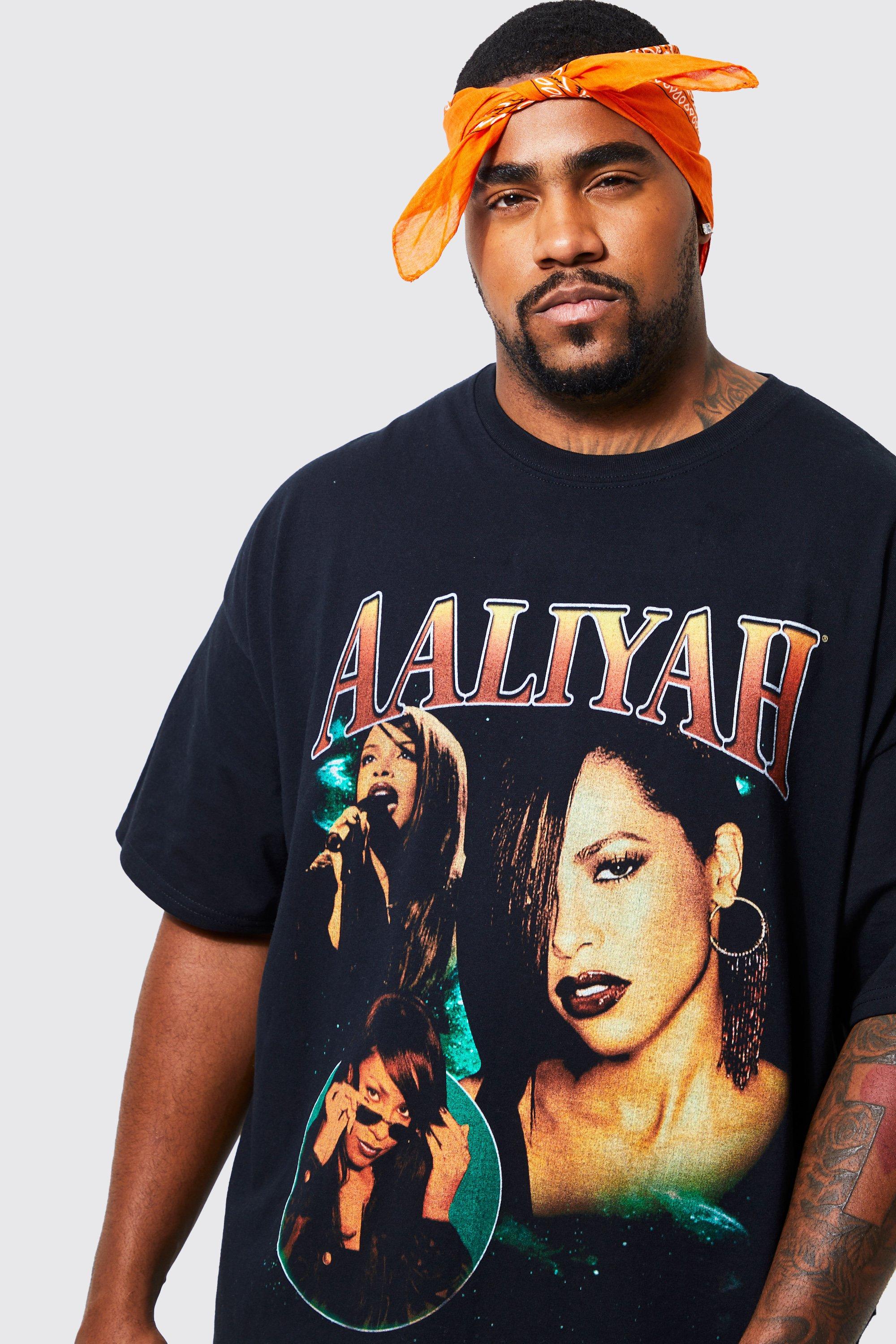 Plus Vintage Aaliyah License T-shirt