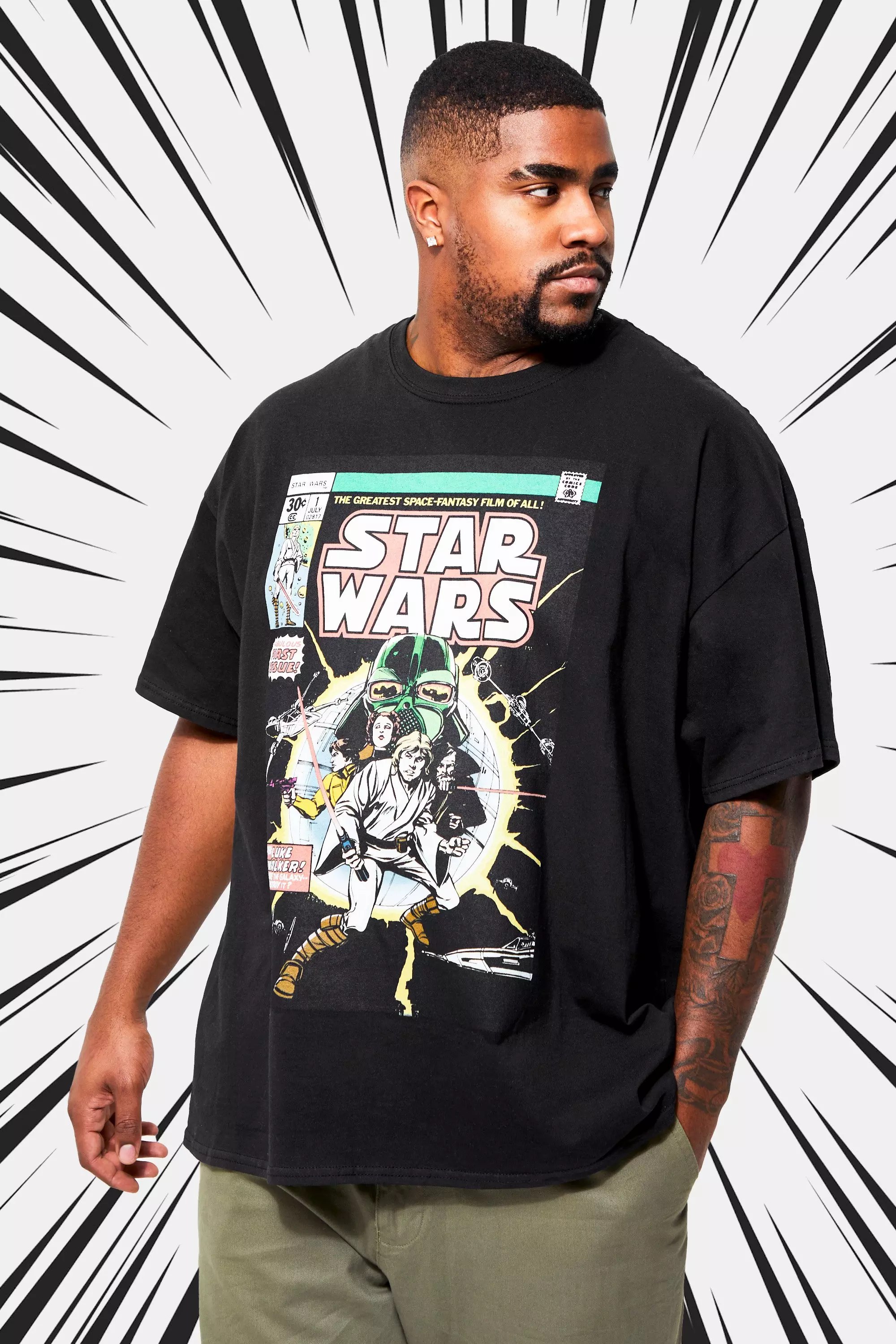 Star wars hotsell comic t shirt