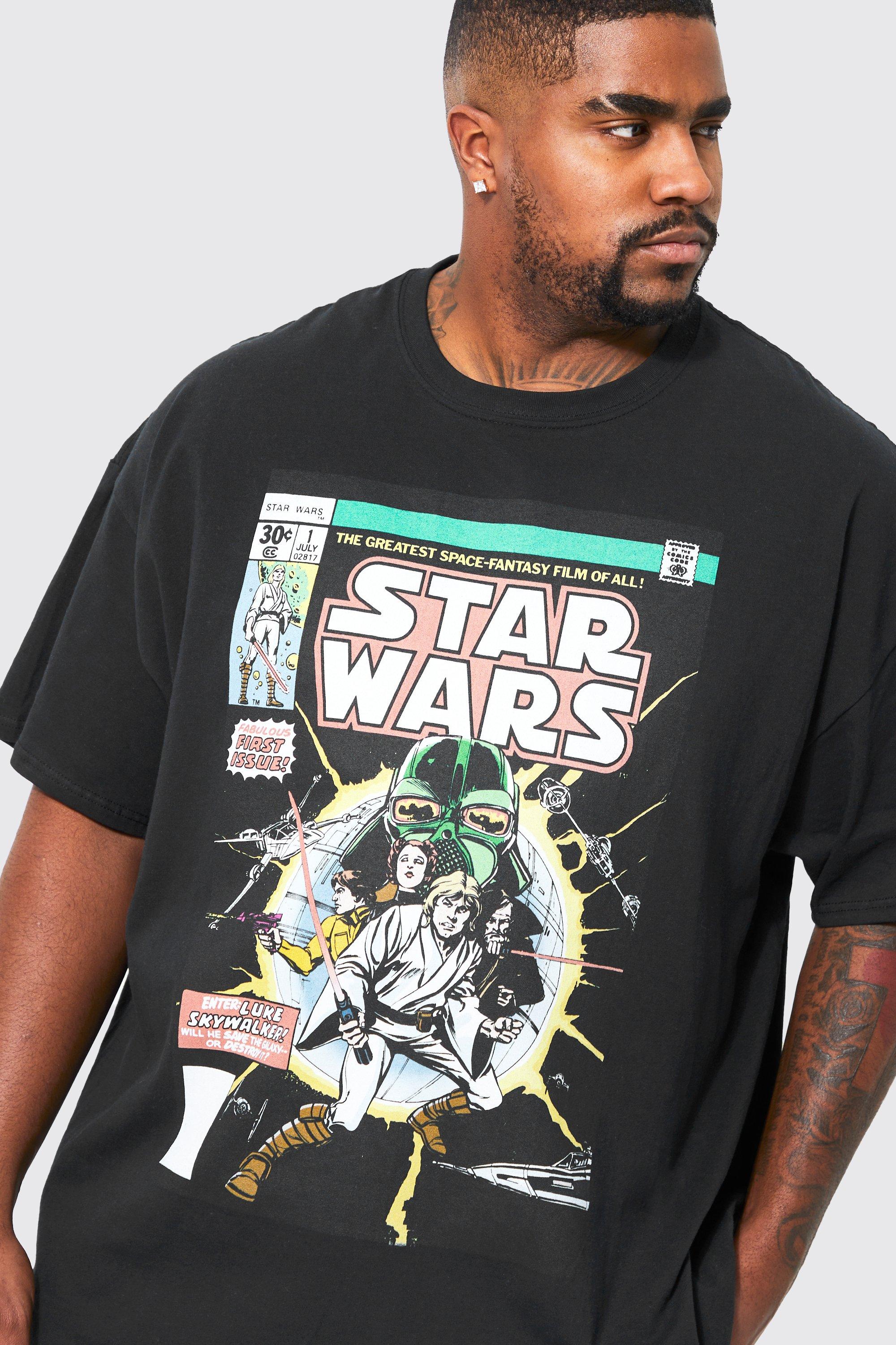 Star wars t 2025 shirt plus size