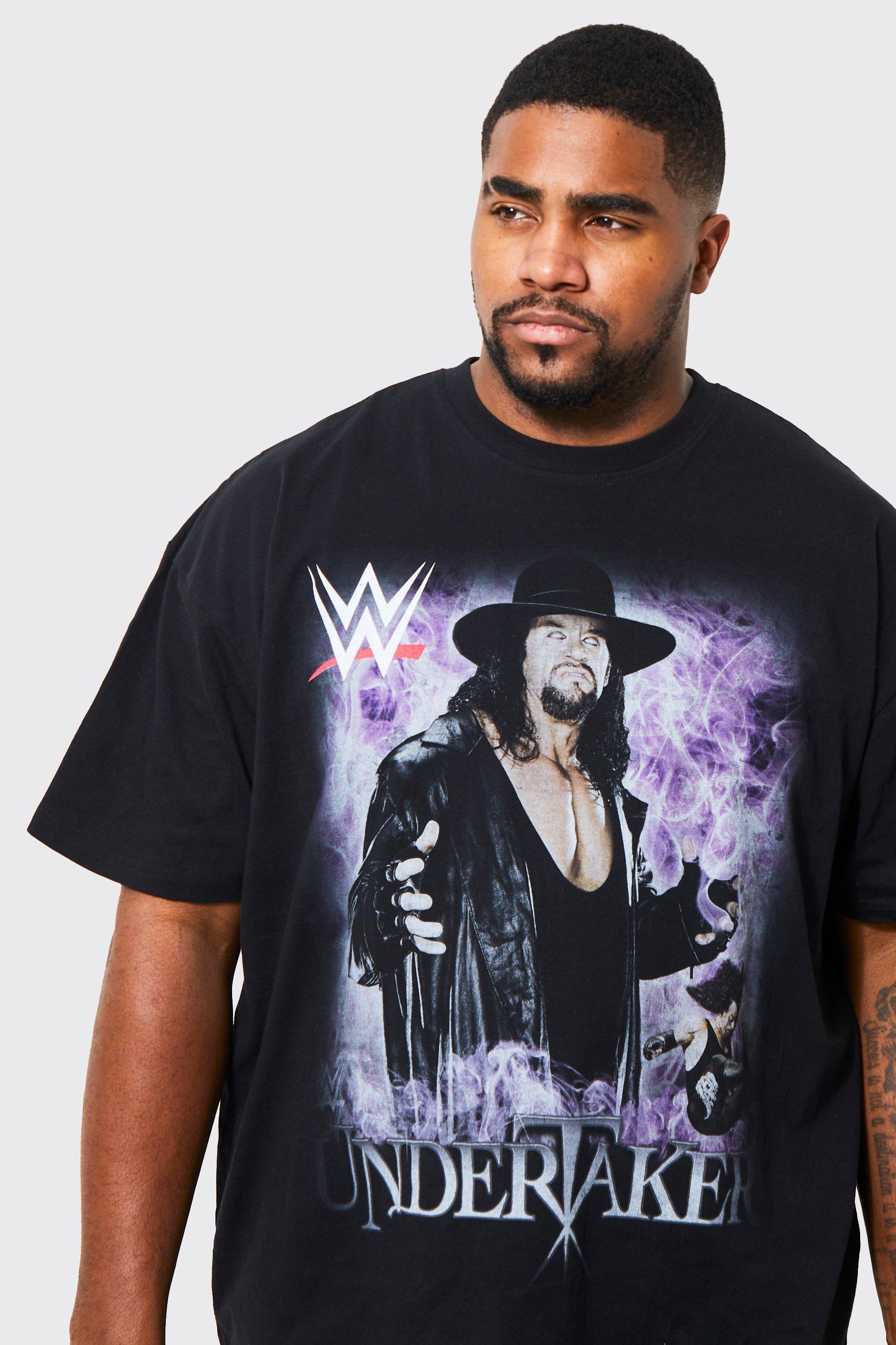 Grande taille T shirt imprim WWE Undertaker boohoo