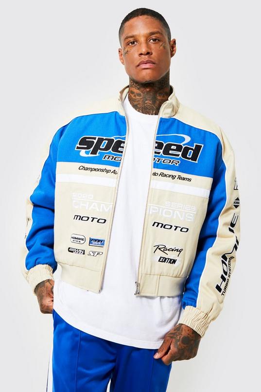 Boxy Speed Moto Jacket | boohoo USA Boxy Speed Moto Jacket | boohoo USA