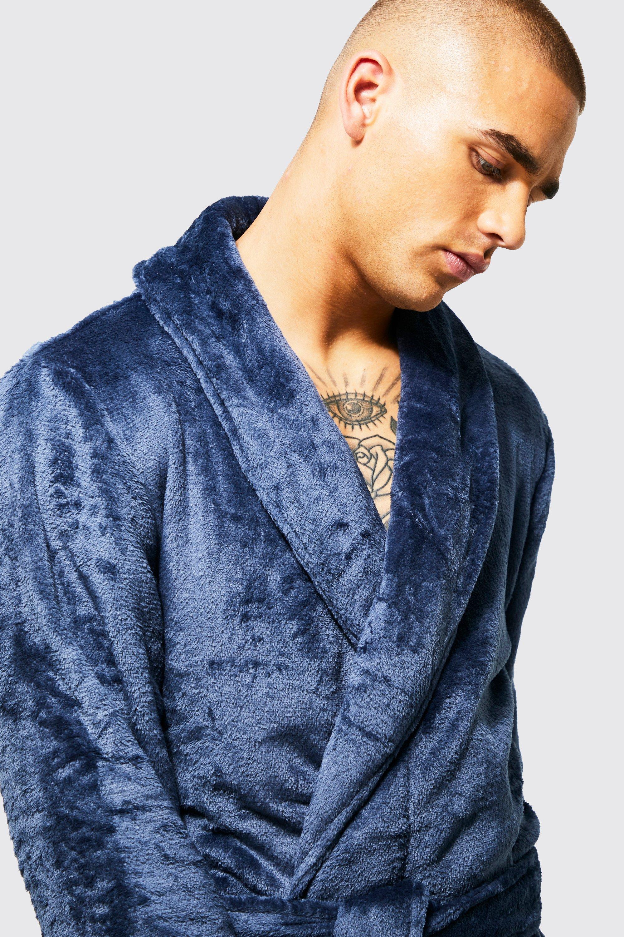 Mens dressing cheap gown boohoo