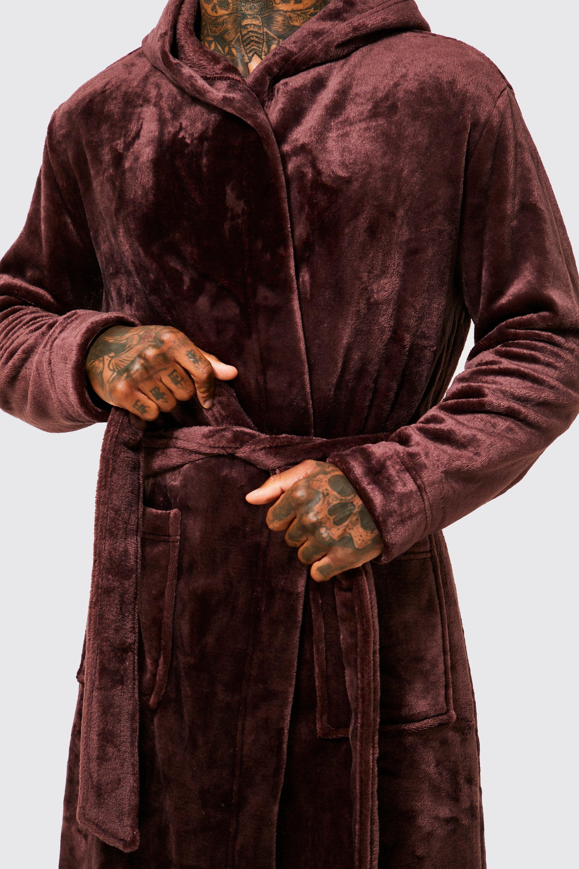 Mens fluffy dressing gown asos online