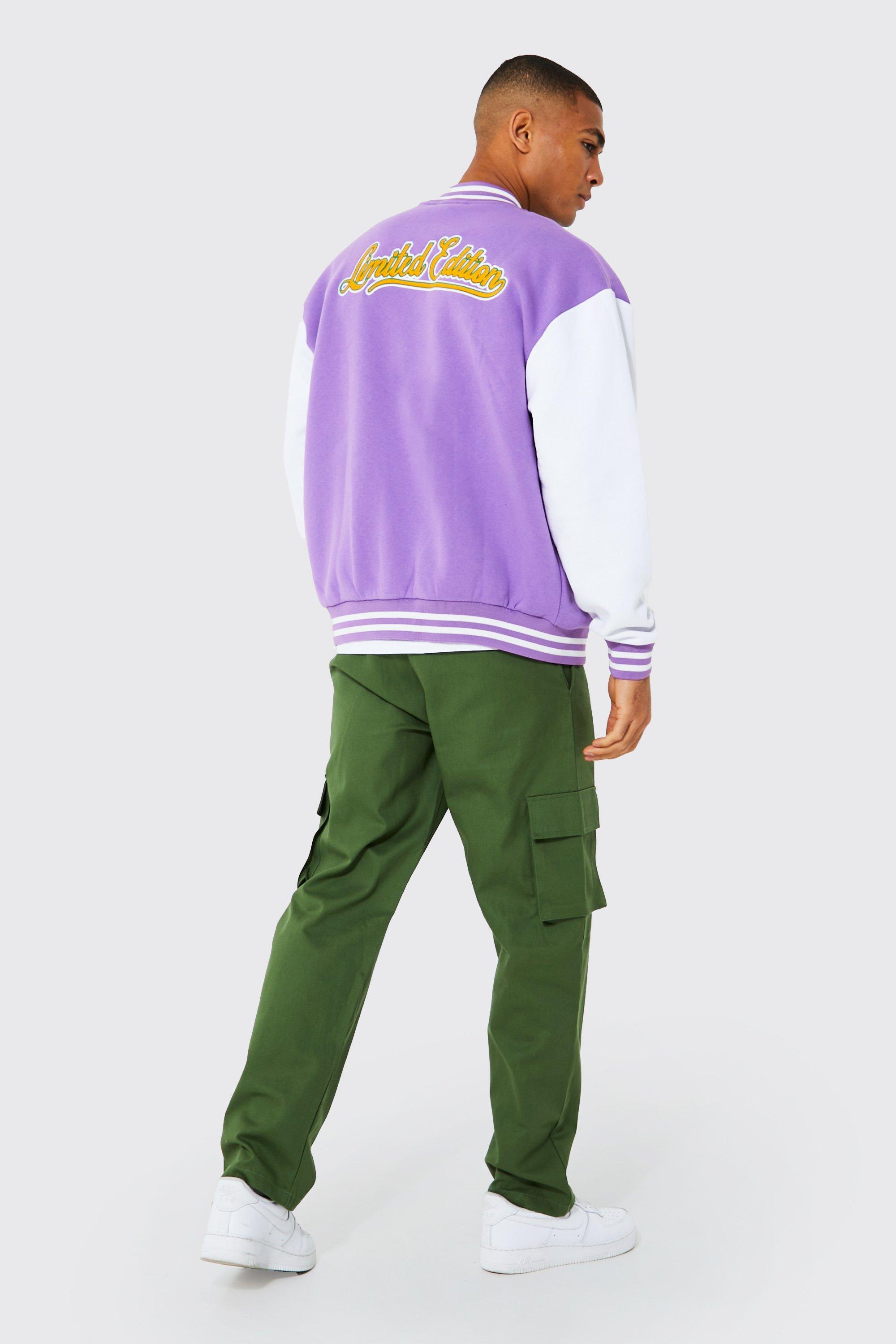 Bm Jersey Varsity Jacket | boohoo Bm Jersey Varsity Jacket | boohoo