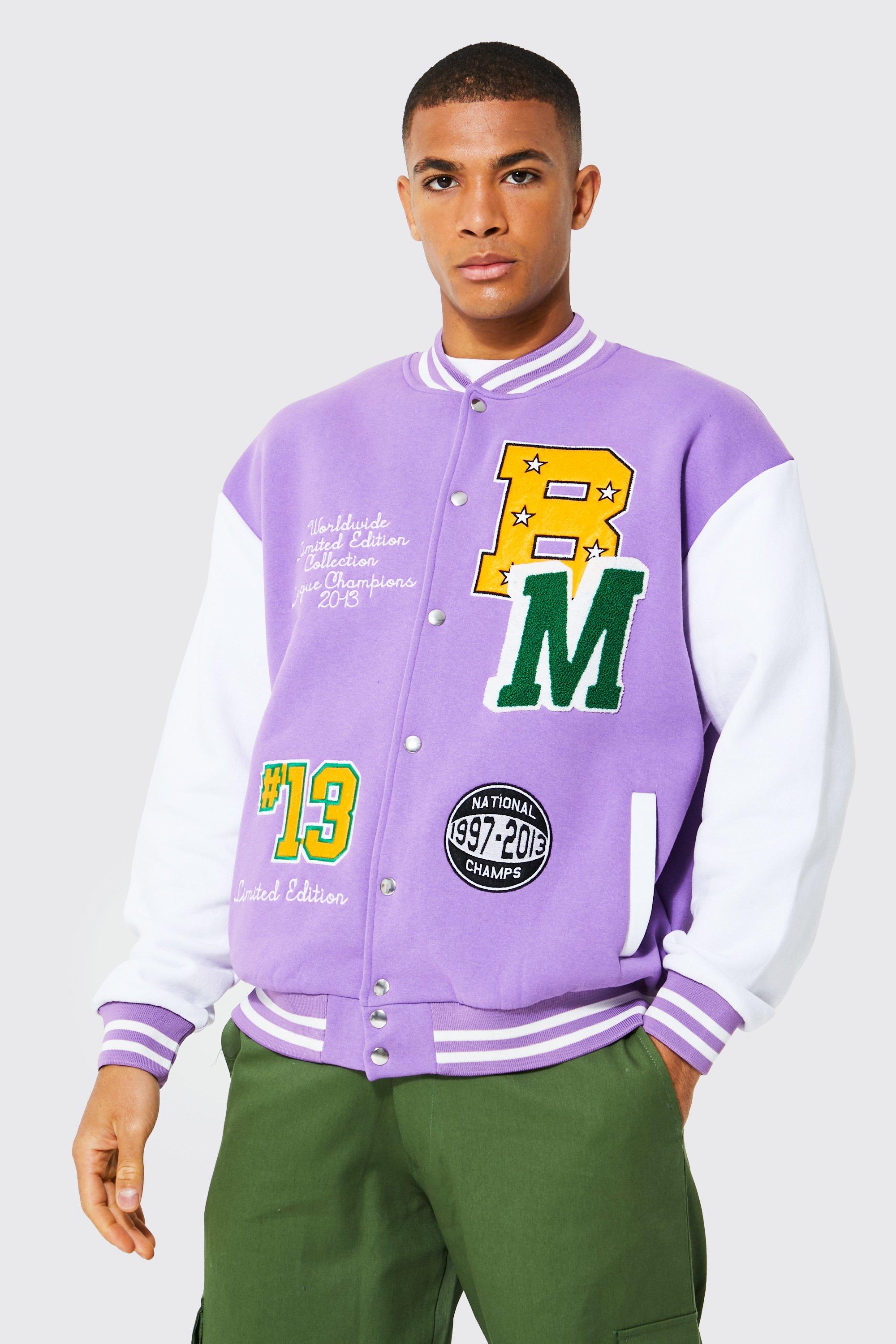 NBA NBA Team Legacy Varsity Jacket Lakers Purple / Black