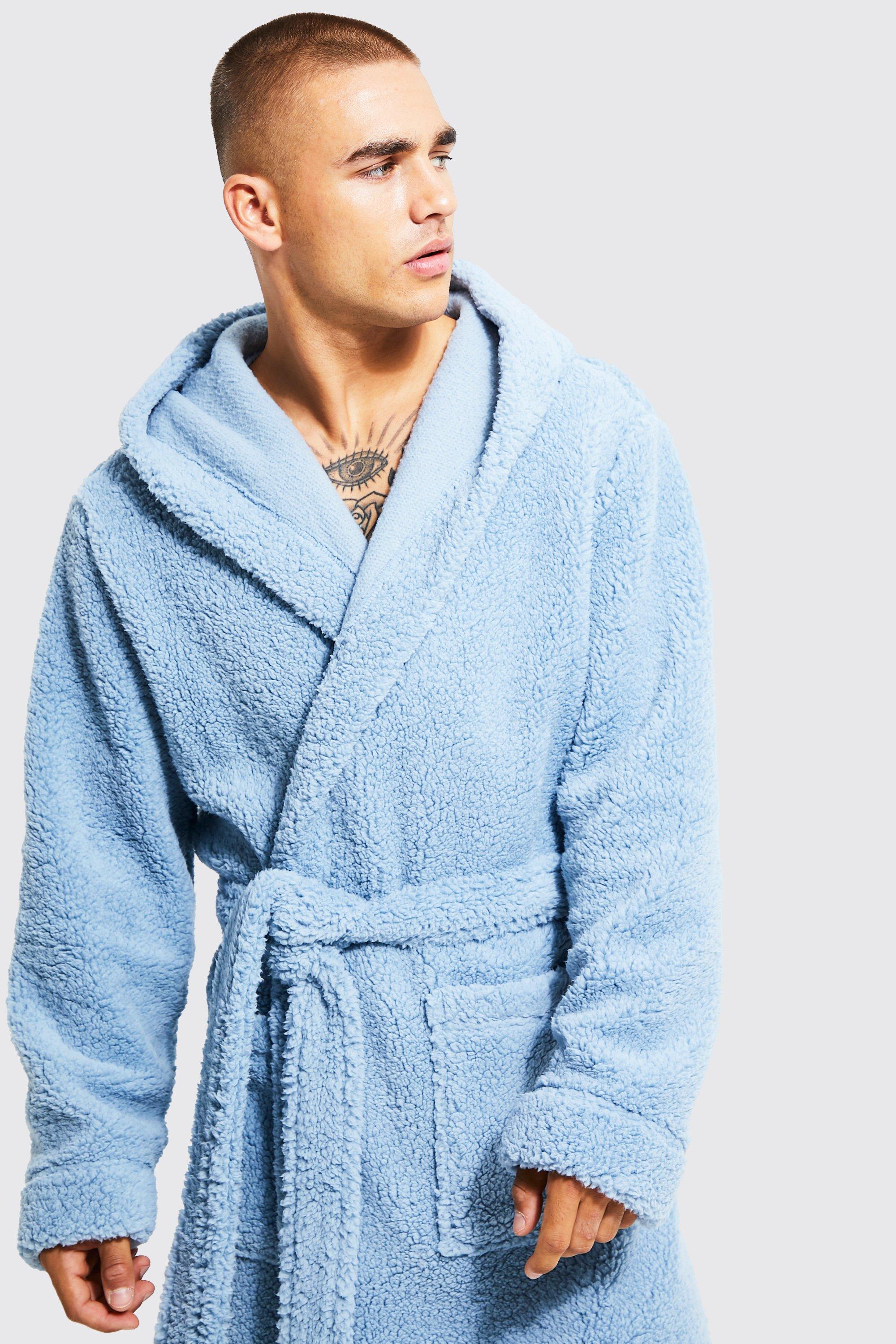 Boohoo mens best sale dressing gown