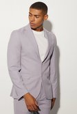 Lilac Skinny Single Breasted Suit Jacket