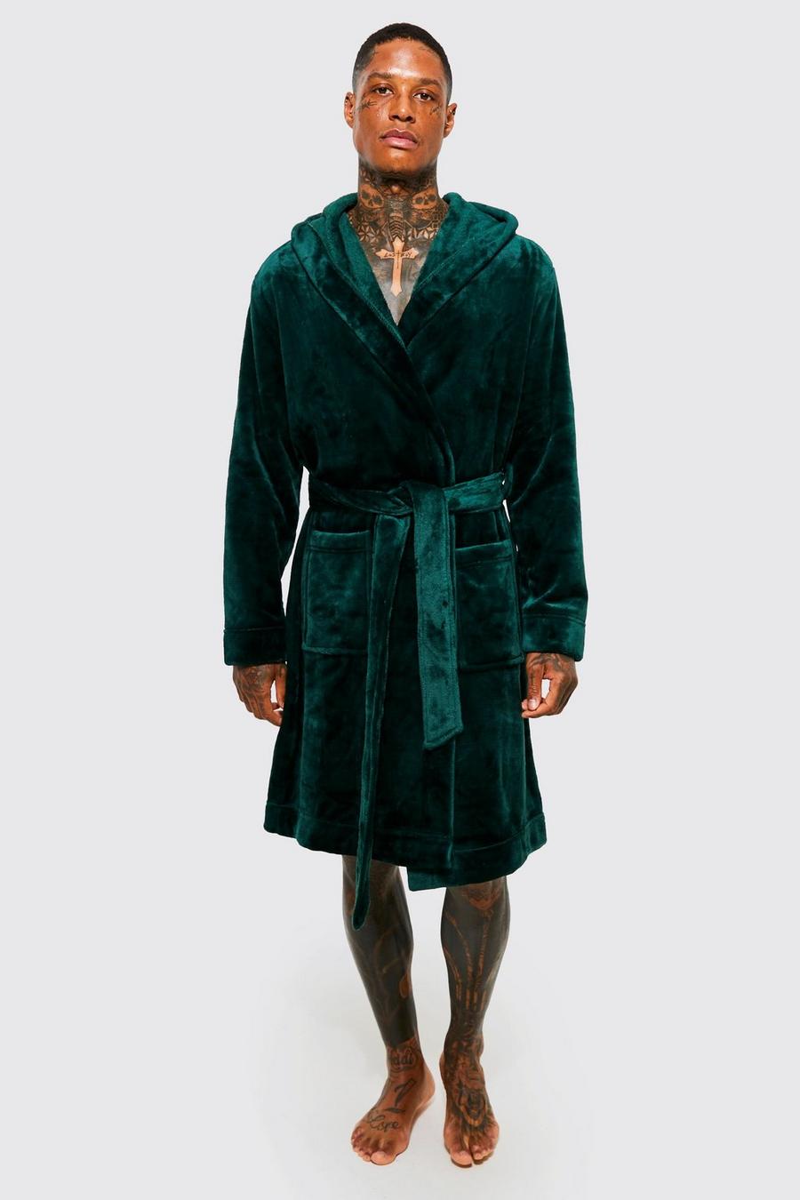 Robe de chambre à capuche, Forest vert