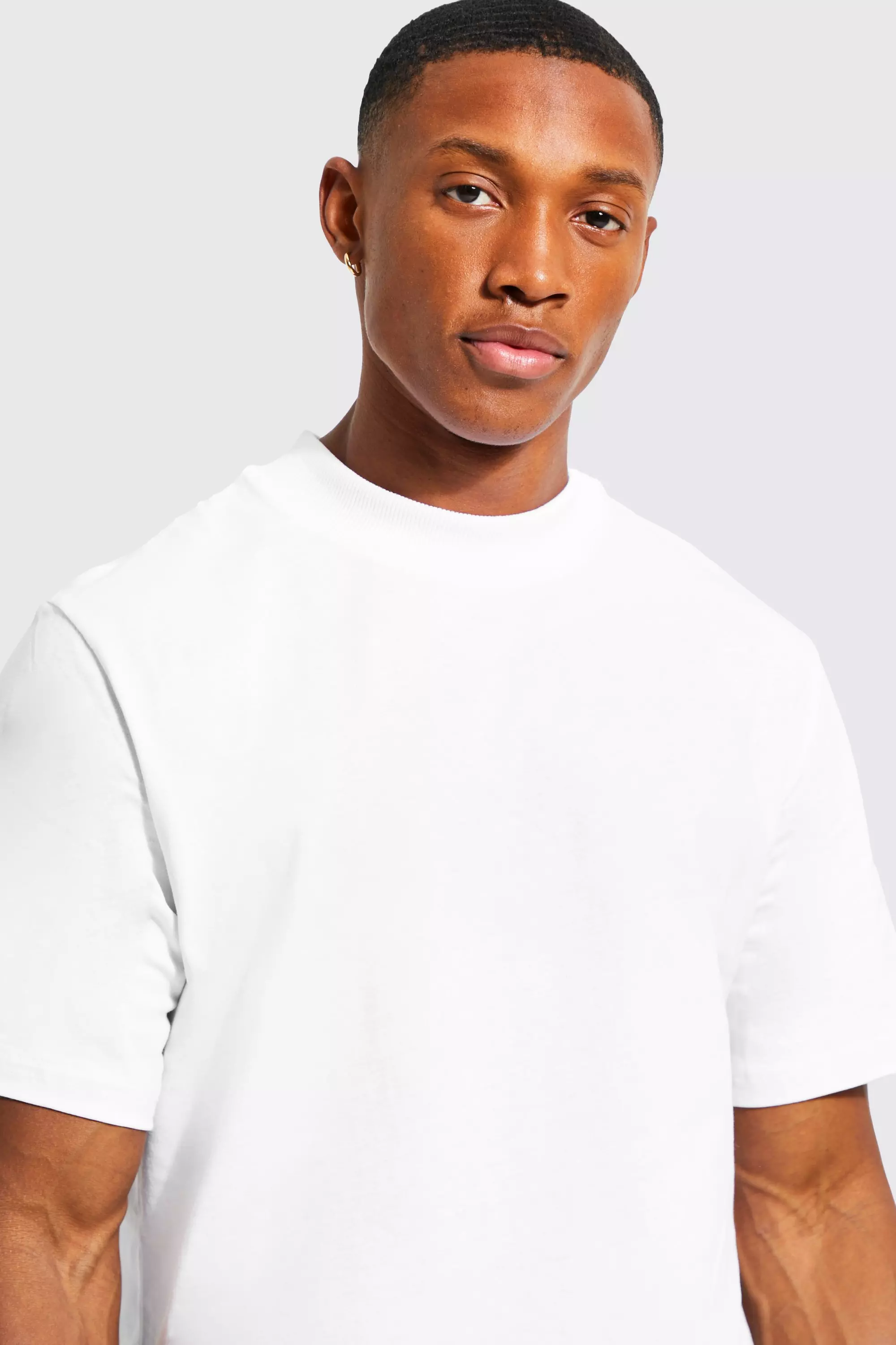 white boxy t shirt