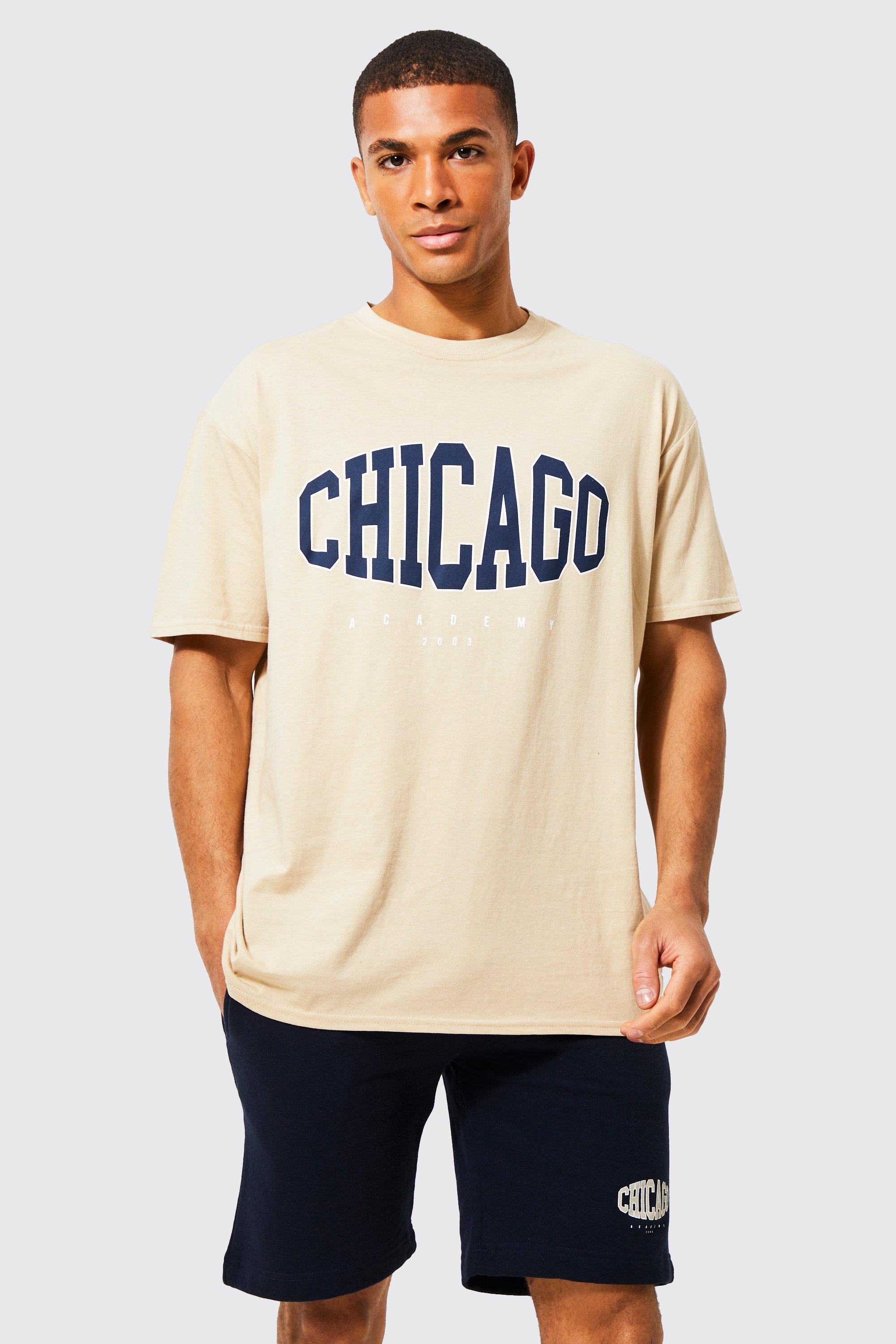 Oversized Chicago T-shirt And Short Set