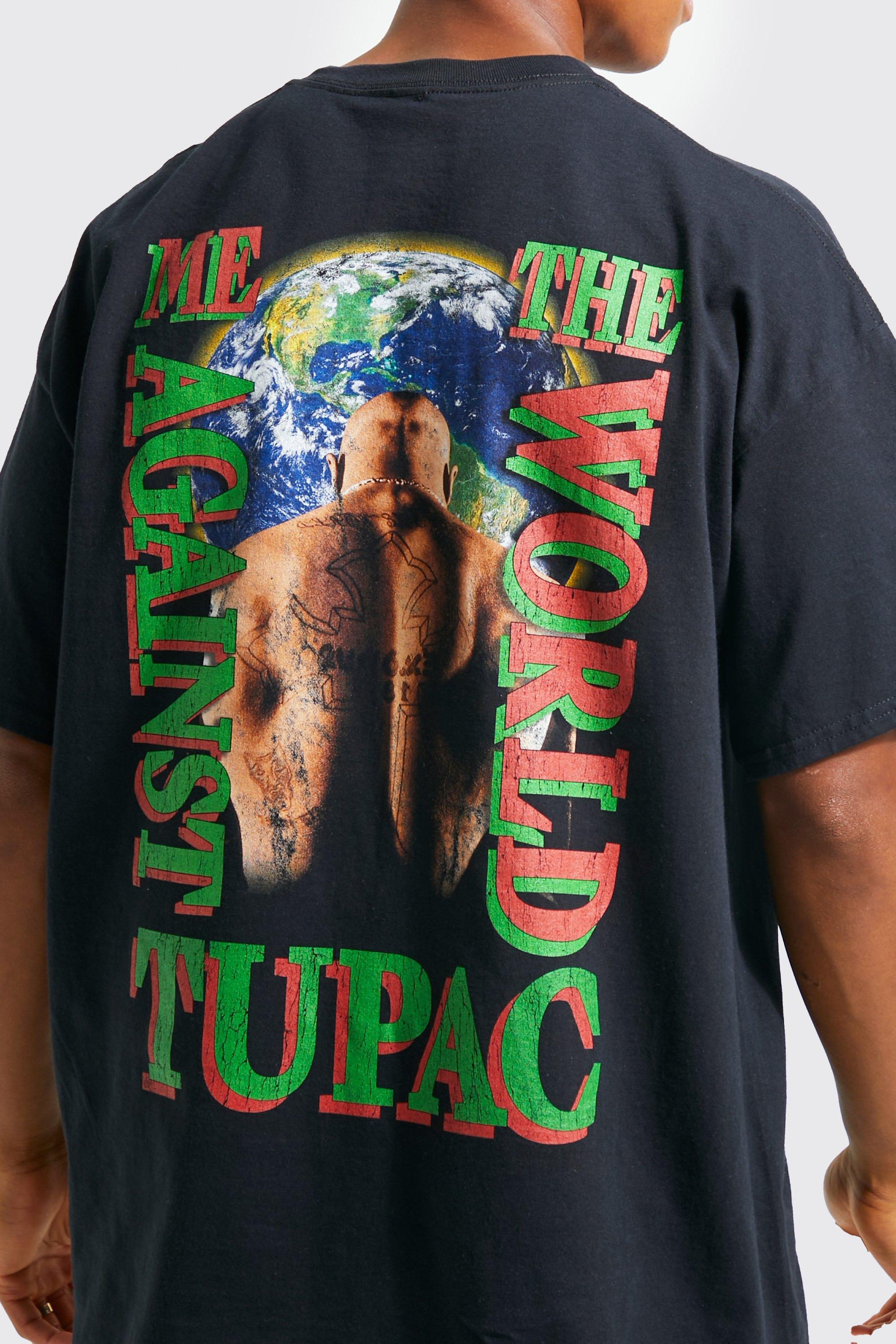 Tupac t cheap shirt boohoo