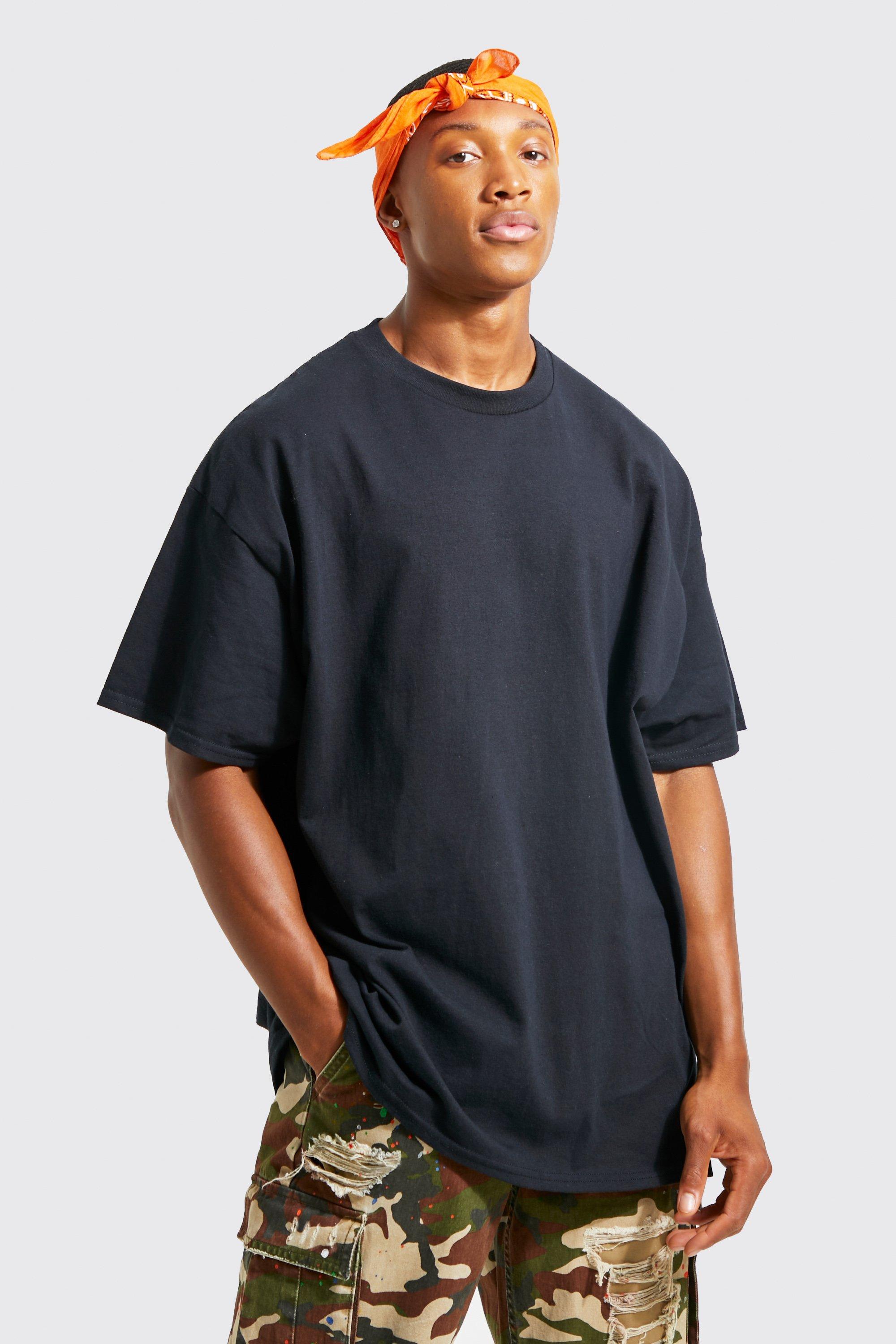 Tee shirt oversize noir new arrivals