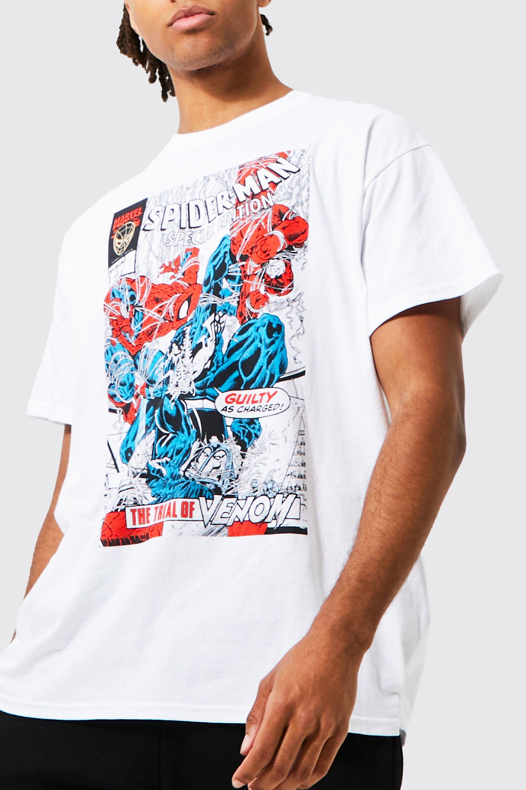 T shirt spiderman discount homme