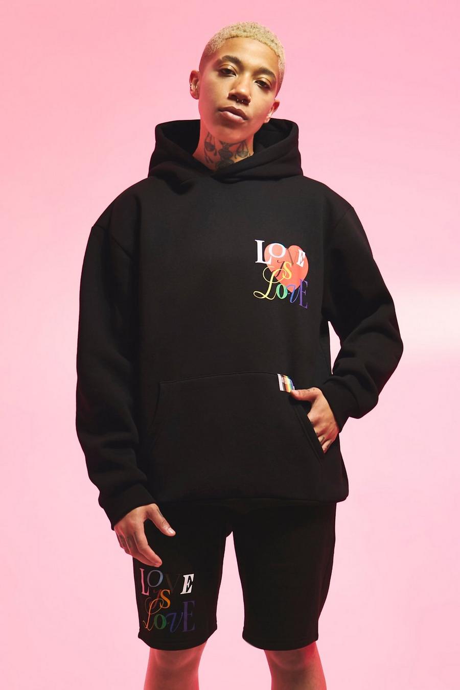Black Pride Love Oversize hoodie