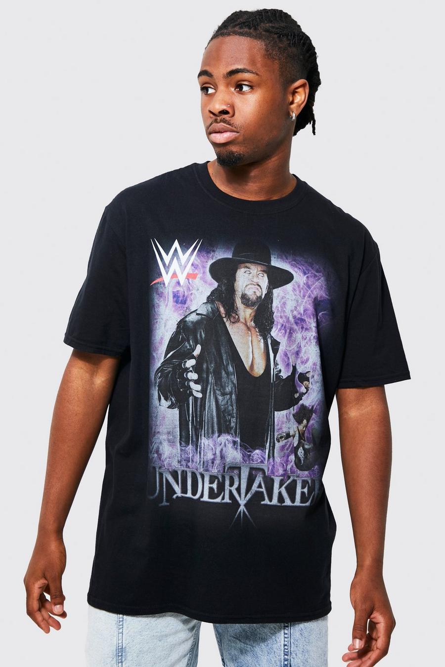 Black WWE Undertaker Oversize t-shirt image number 1