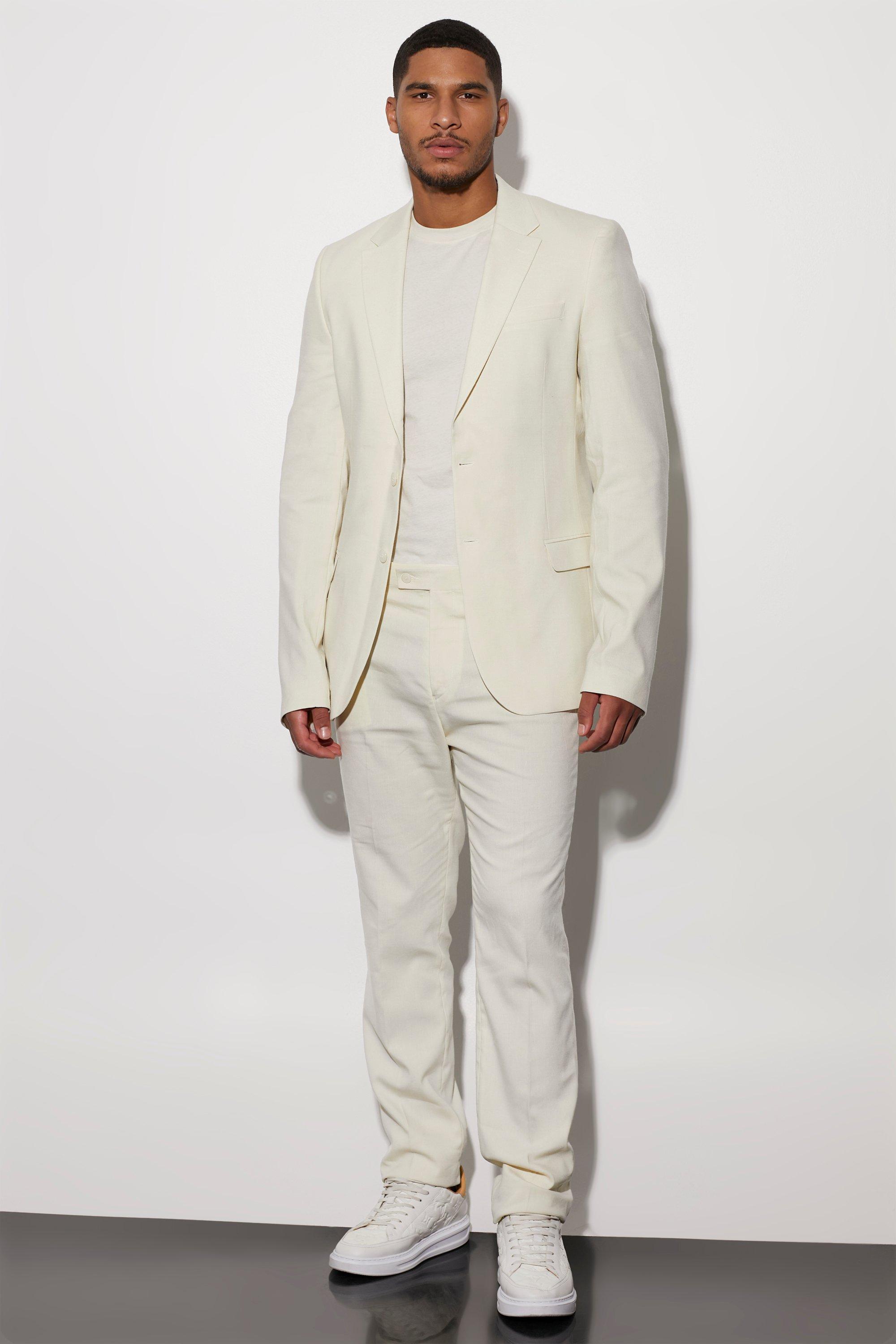 Men's White Linen Outfit Inspiration: Summer Chic