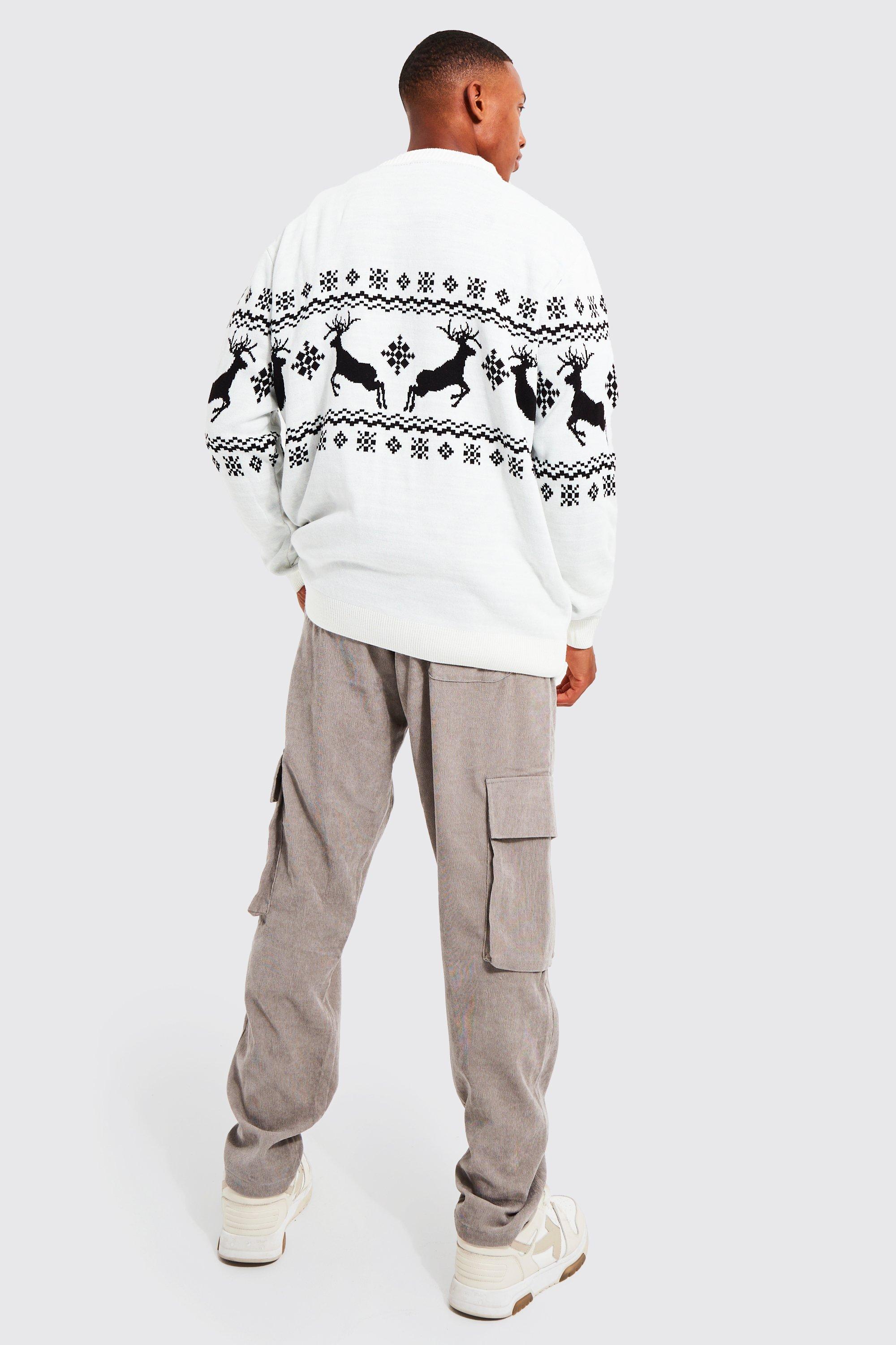 Mens christmas cardigan clearance sweater