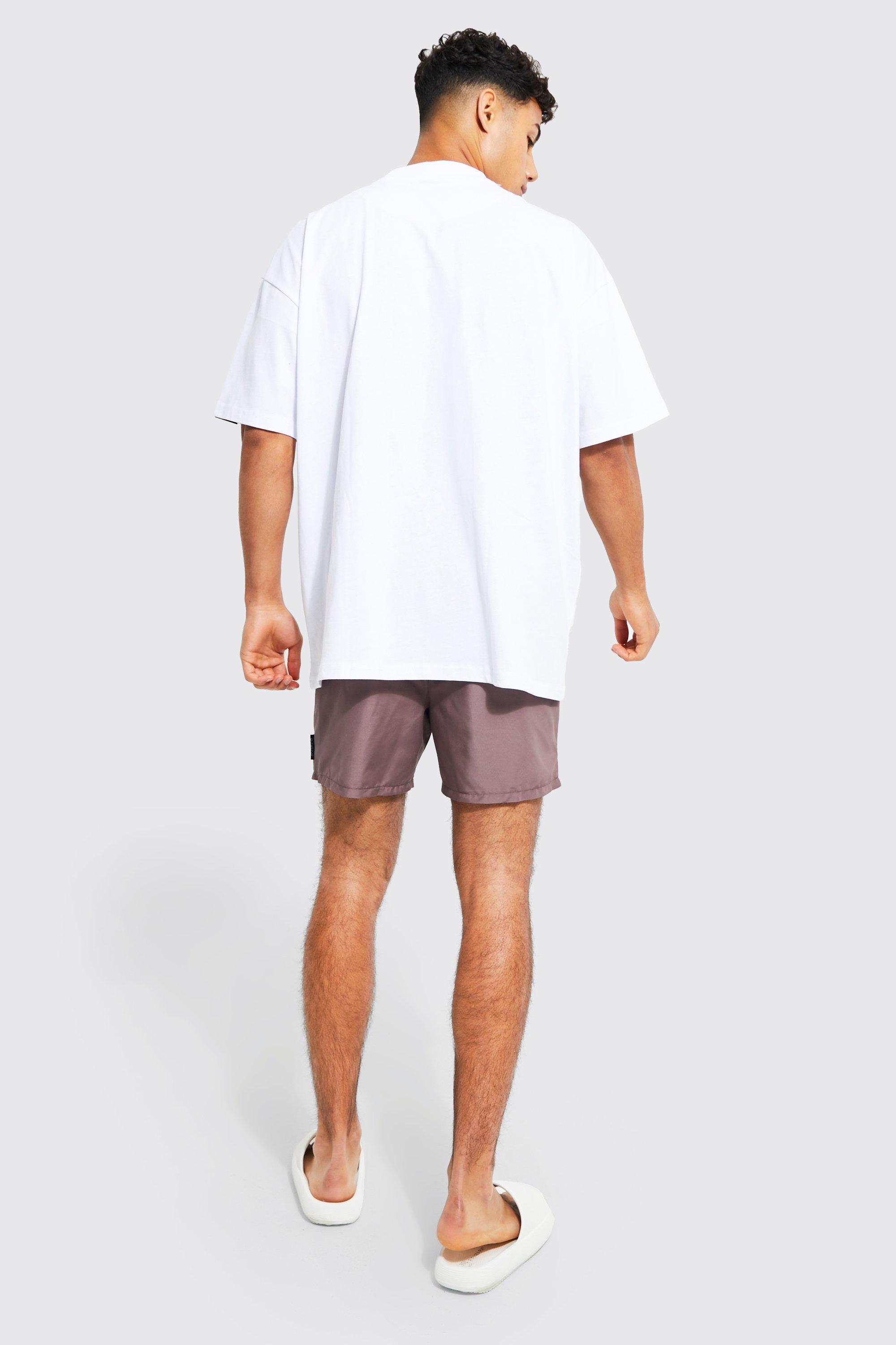 Oversized shirt deals with shorts