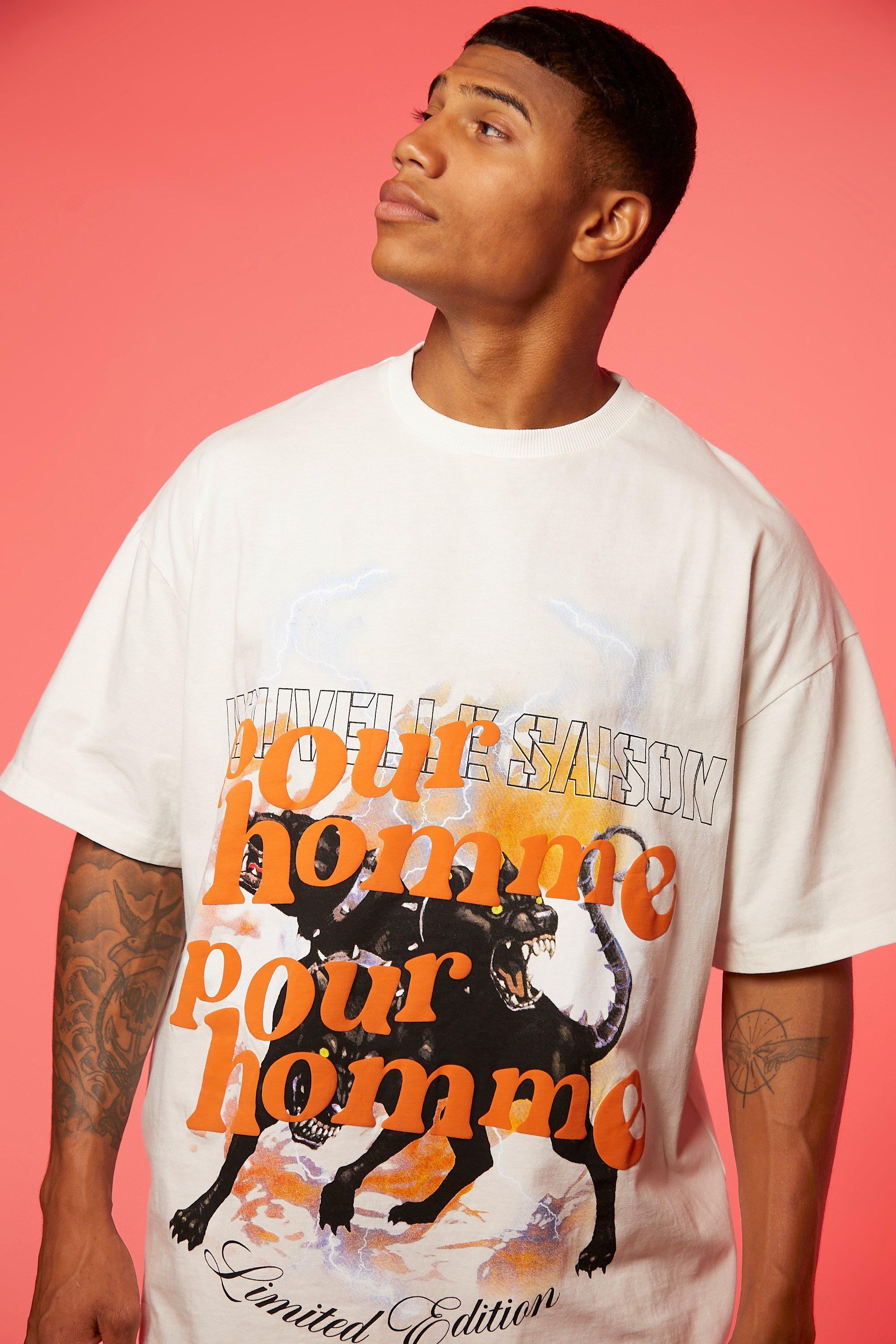 Oversized Graphic T-shirt And Mesh Short Set | boohoo USA