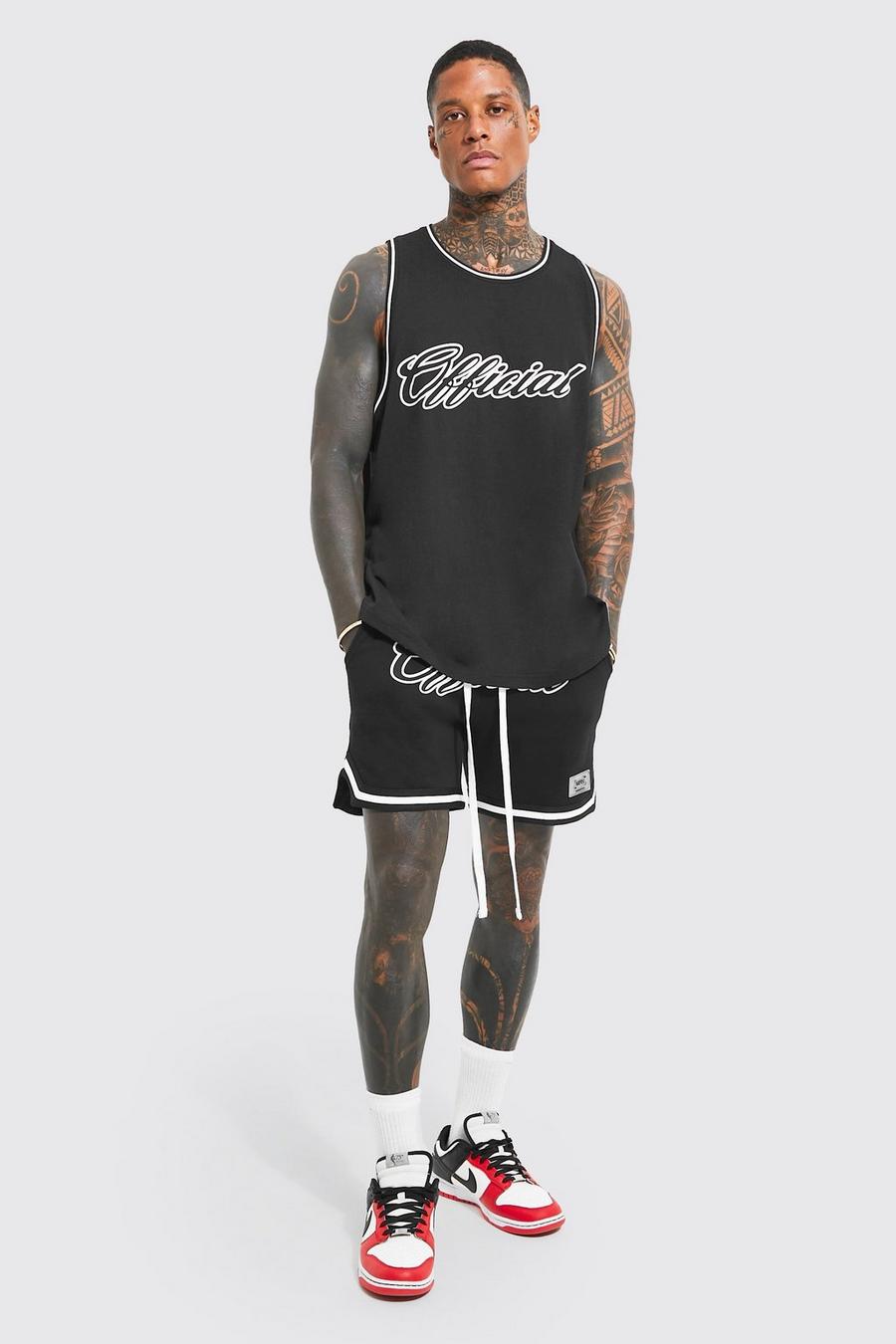 Oversized Basketball Vest & Short Set